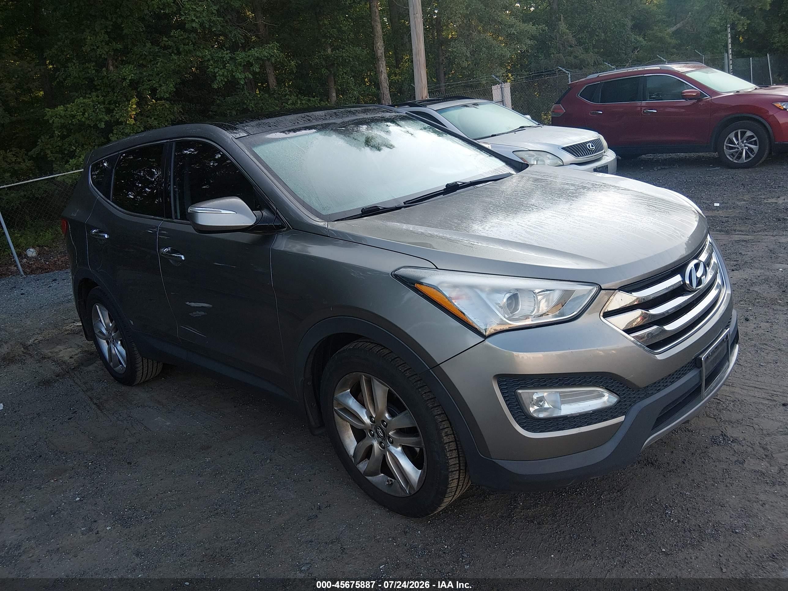 2013 Hyundai Santa Fe Sport, VIN 5XYZWDLA3DG088222 — Normal wear