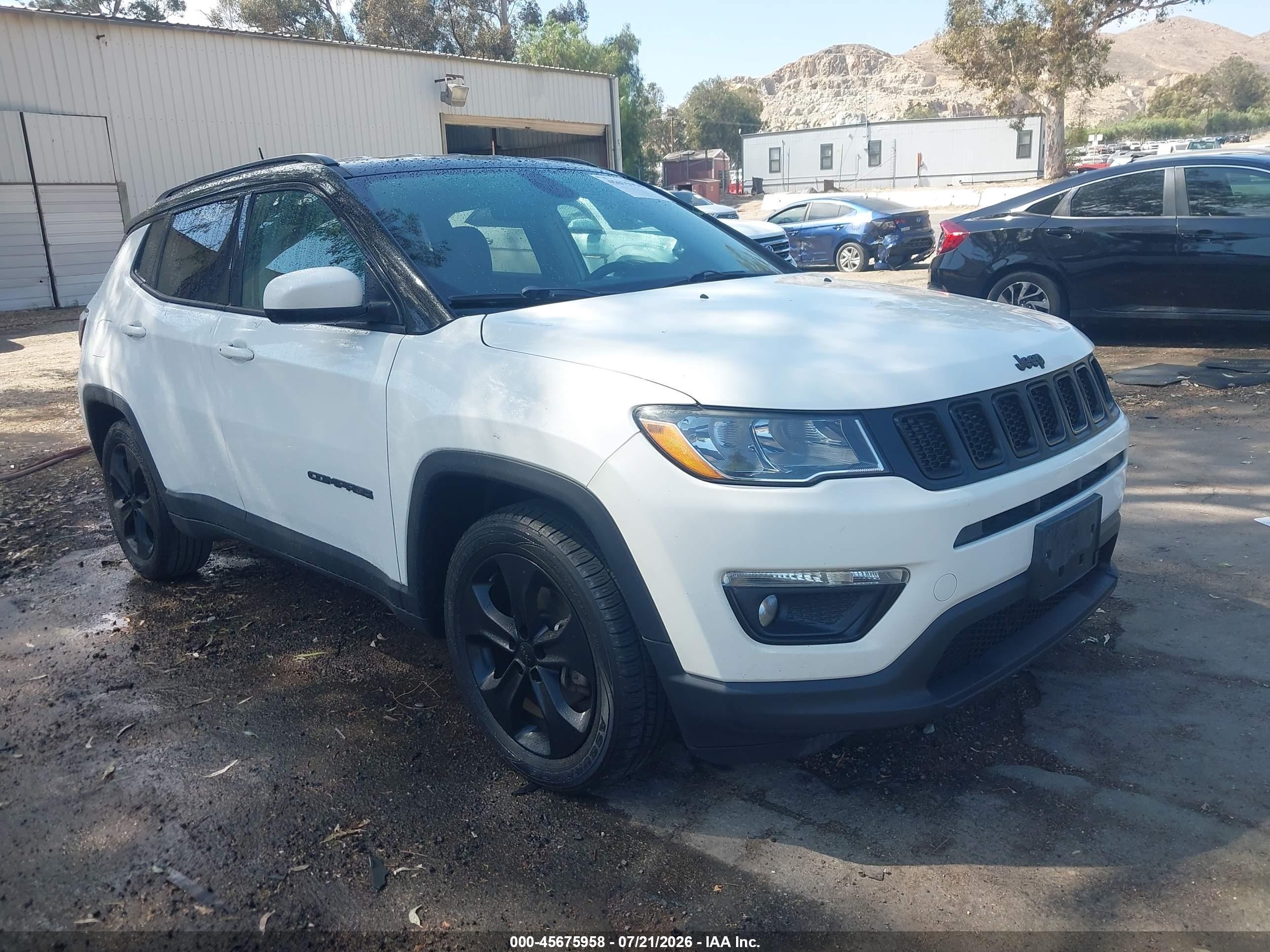 2019 Jeep Compass Latitude, VIN 3C4NJCBB5KT743715 — Обычный износ