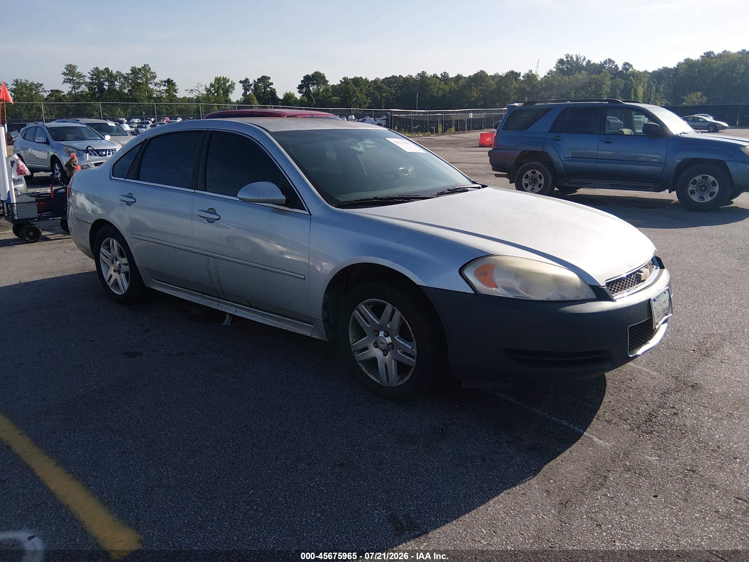 2012 Chevrolet Impala LT Retail, VIN 2G1WB5E3XC1121799 — Normal wear