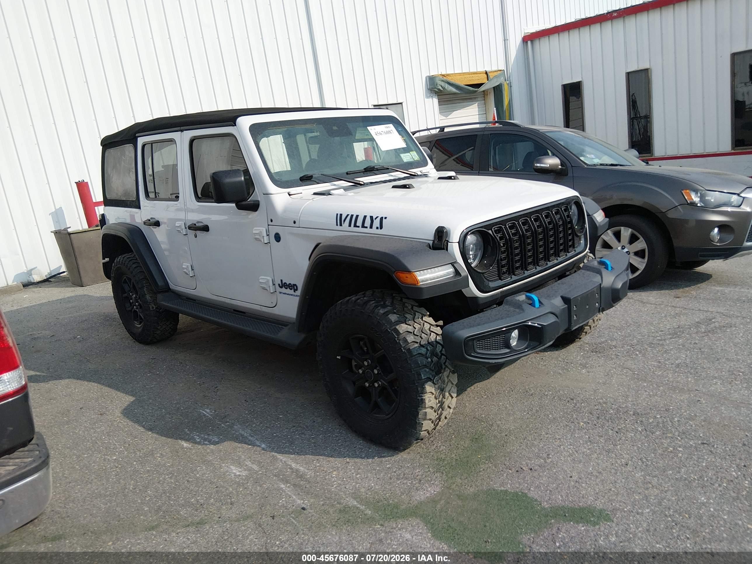 2024 Jeep Wrangler Sport S, VIN 1C4RJXN68RW294011 — Interior fire