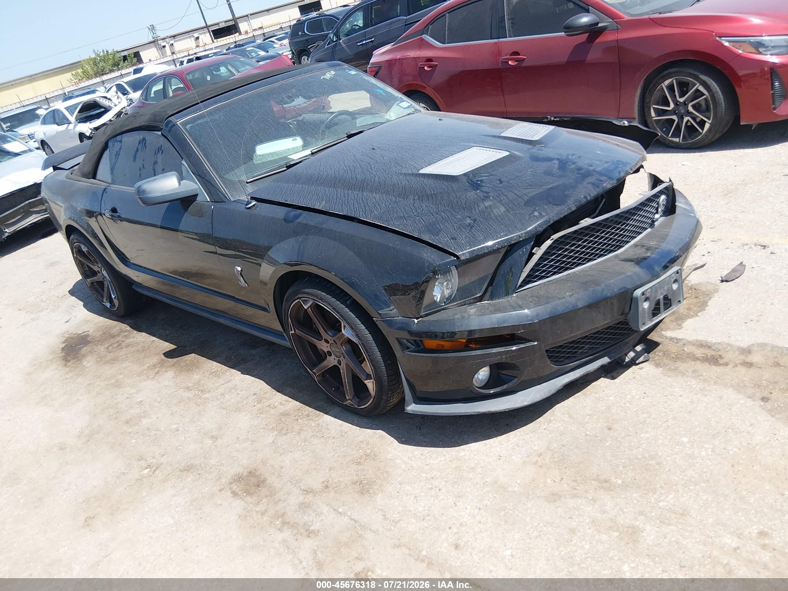 2009 Ford Mustang Shelby GT500, VIN 1ZVHT89S195144246 — Перед