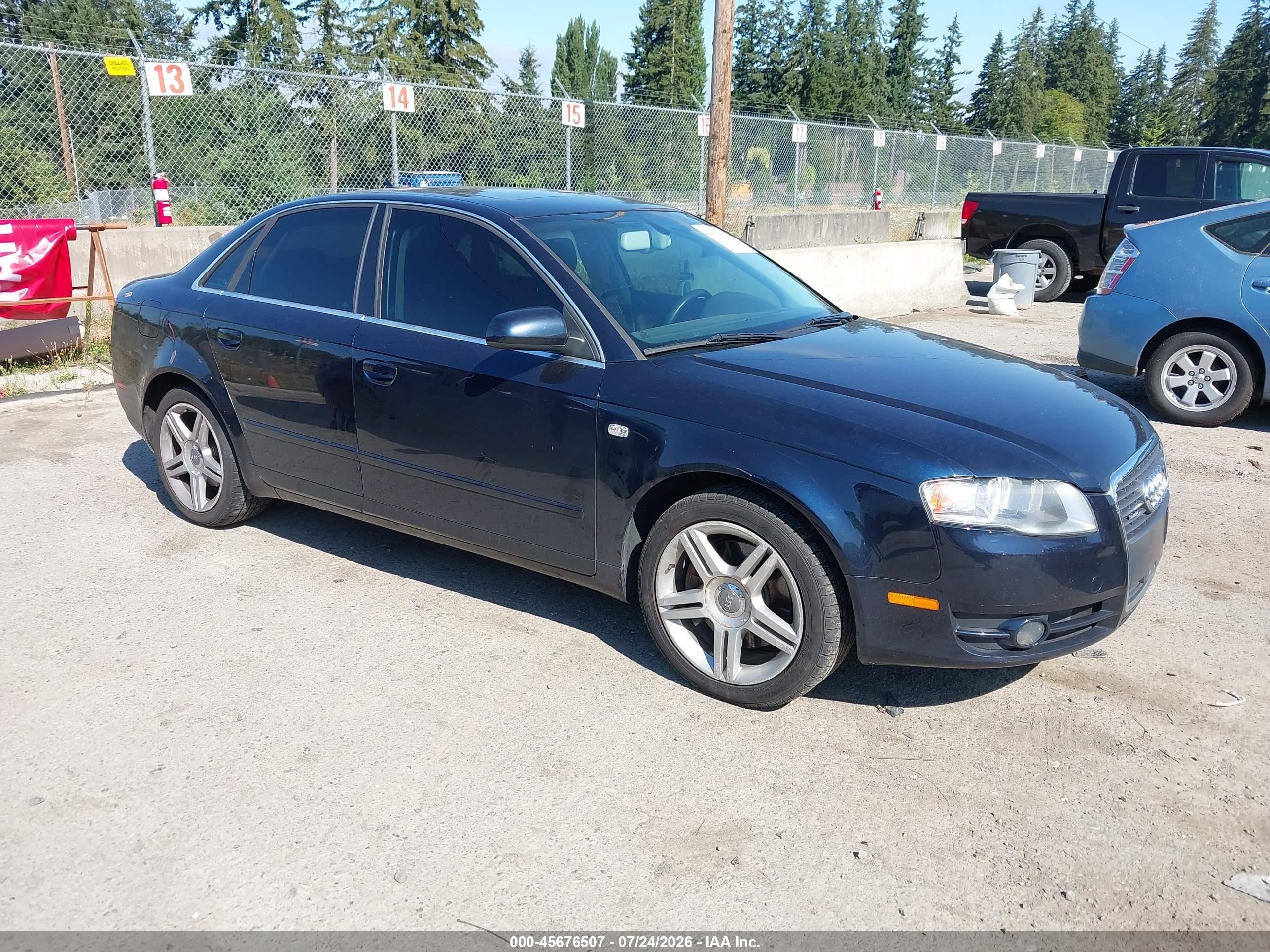 2007 Audi A4 2.0T, VIN WAUDF78E67A083864 — Перед