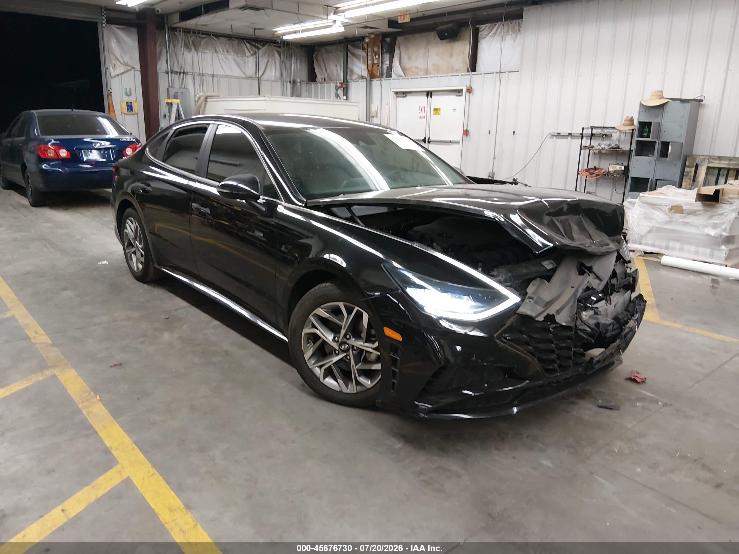 2021 Hyundai Sonata SEL, VIN KMHL64JAXMA146525 — Перед