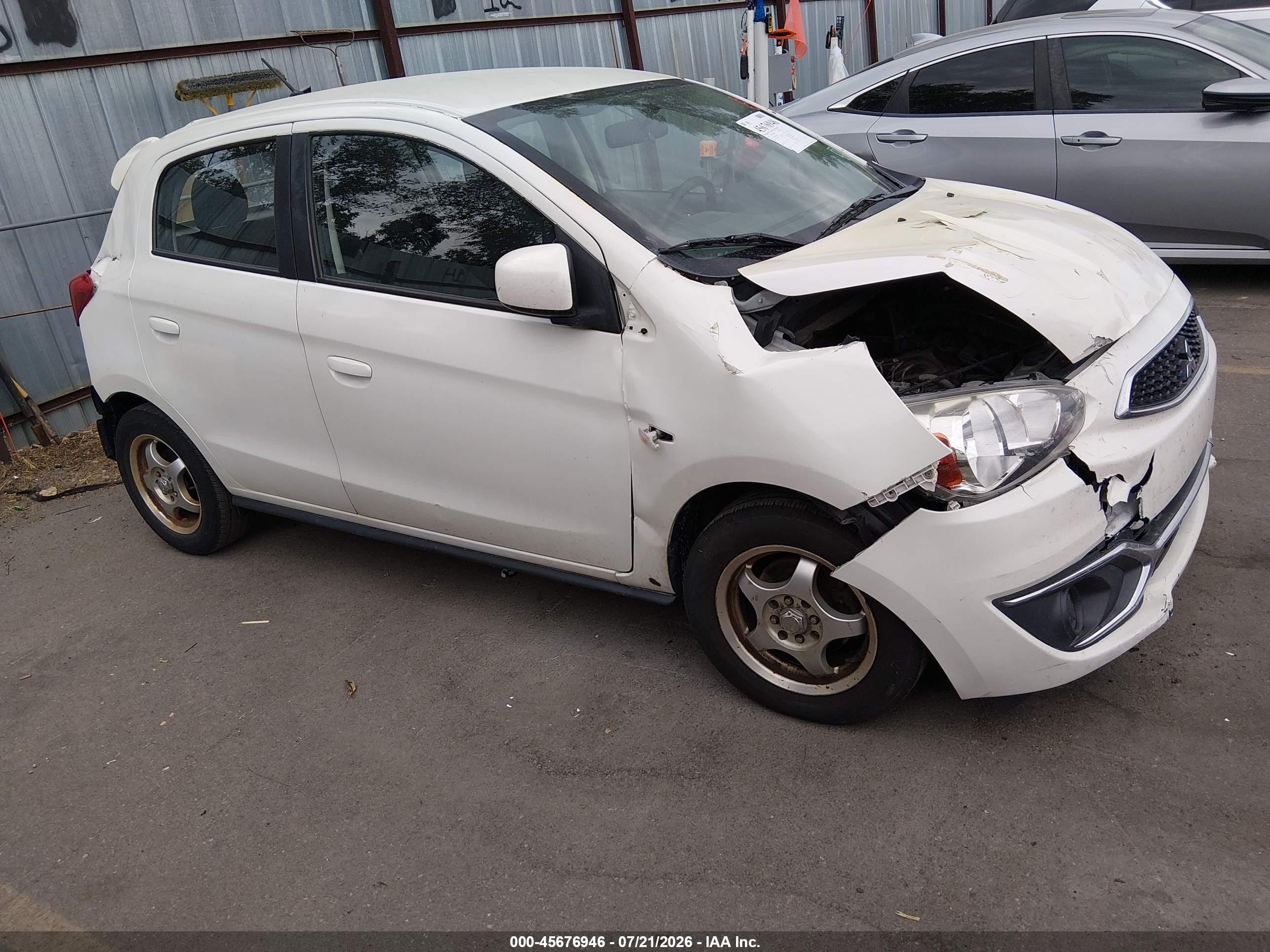 2017 Mitsubishi Mirage ES, VIN ML32A3HJ3HH002667 — All over