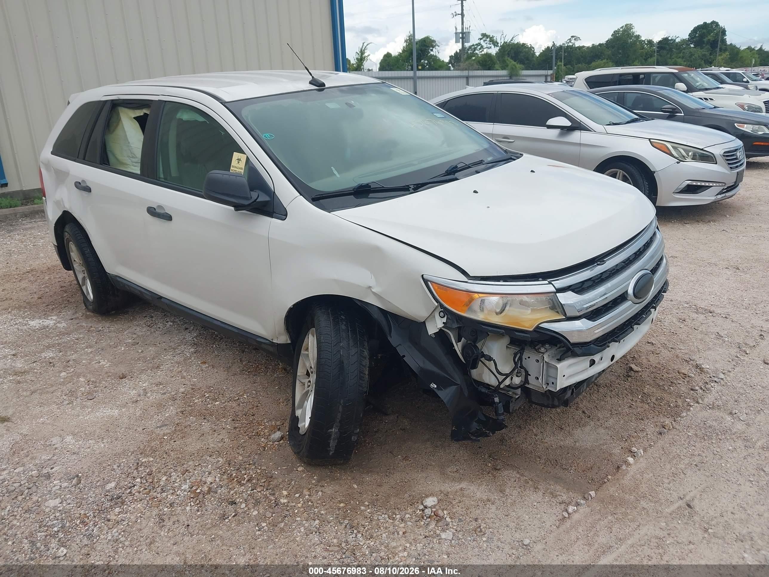 2013 Ford Edge SE, VIN 2FMDK3GC4DBB47516 — Normal wear