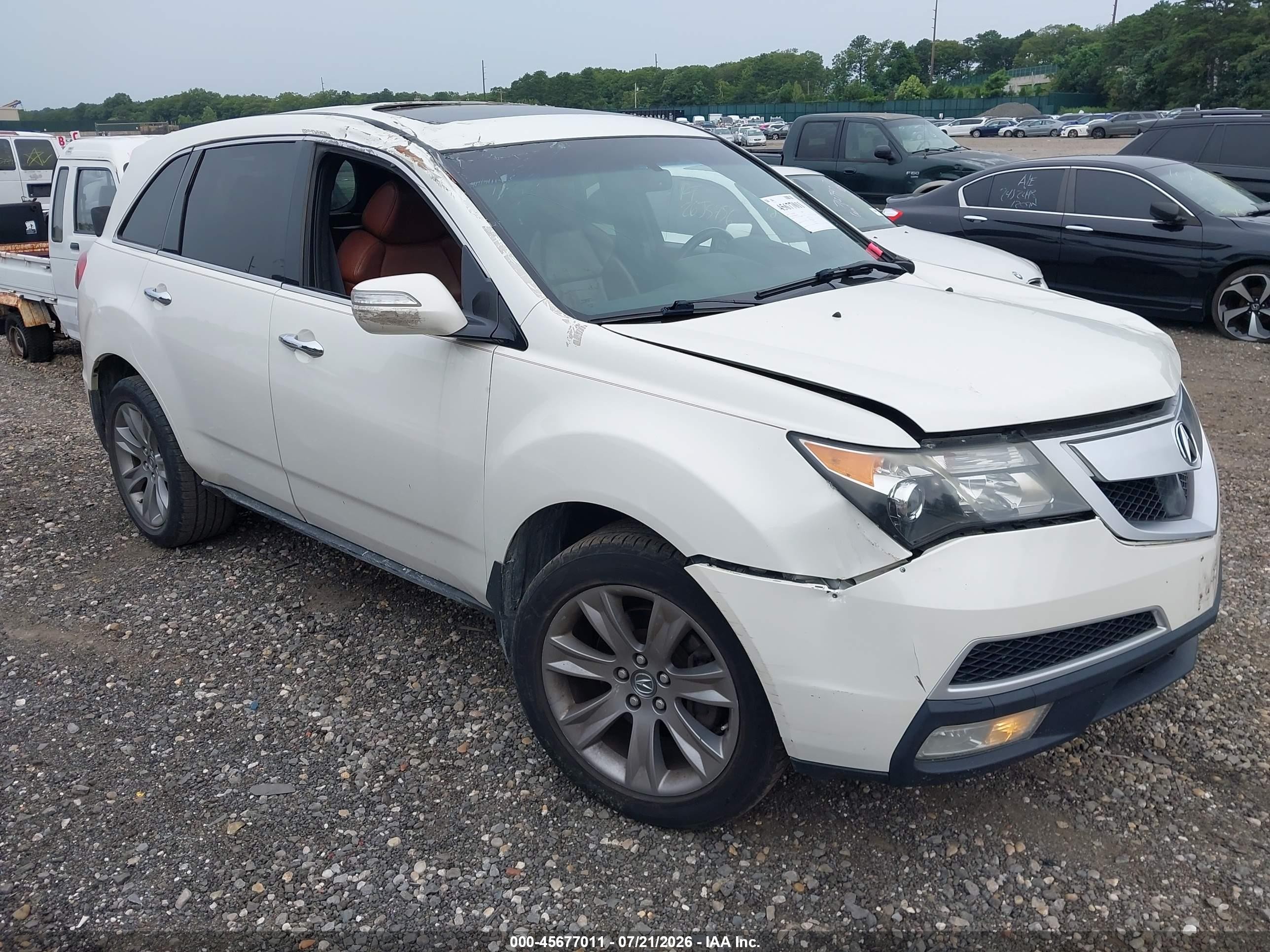 2013 Acura MDX Advance, VIN 2HNYD2H63DH524704 — Normal wear