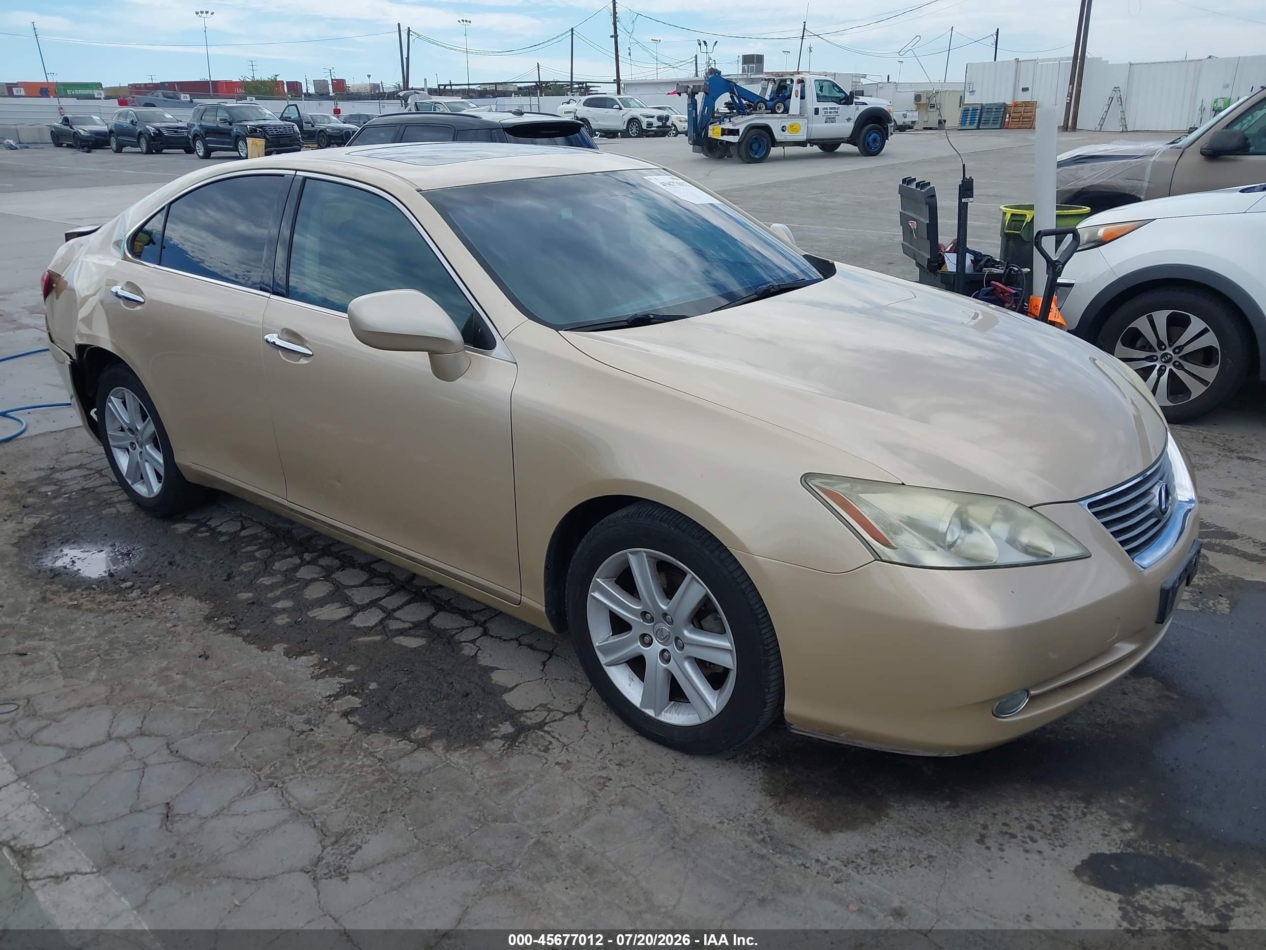 2007 Lexus ES 330, VIN JTHBJ46G772151691 — Rear end