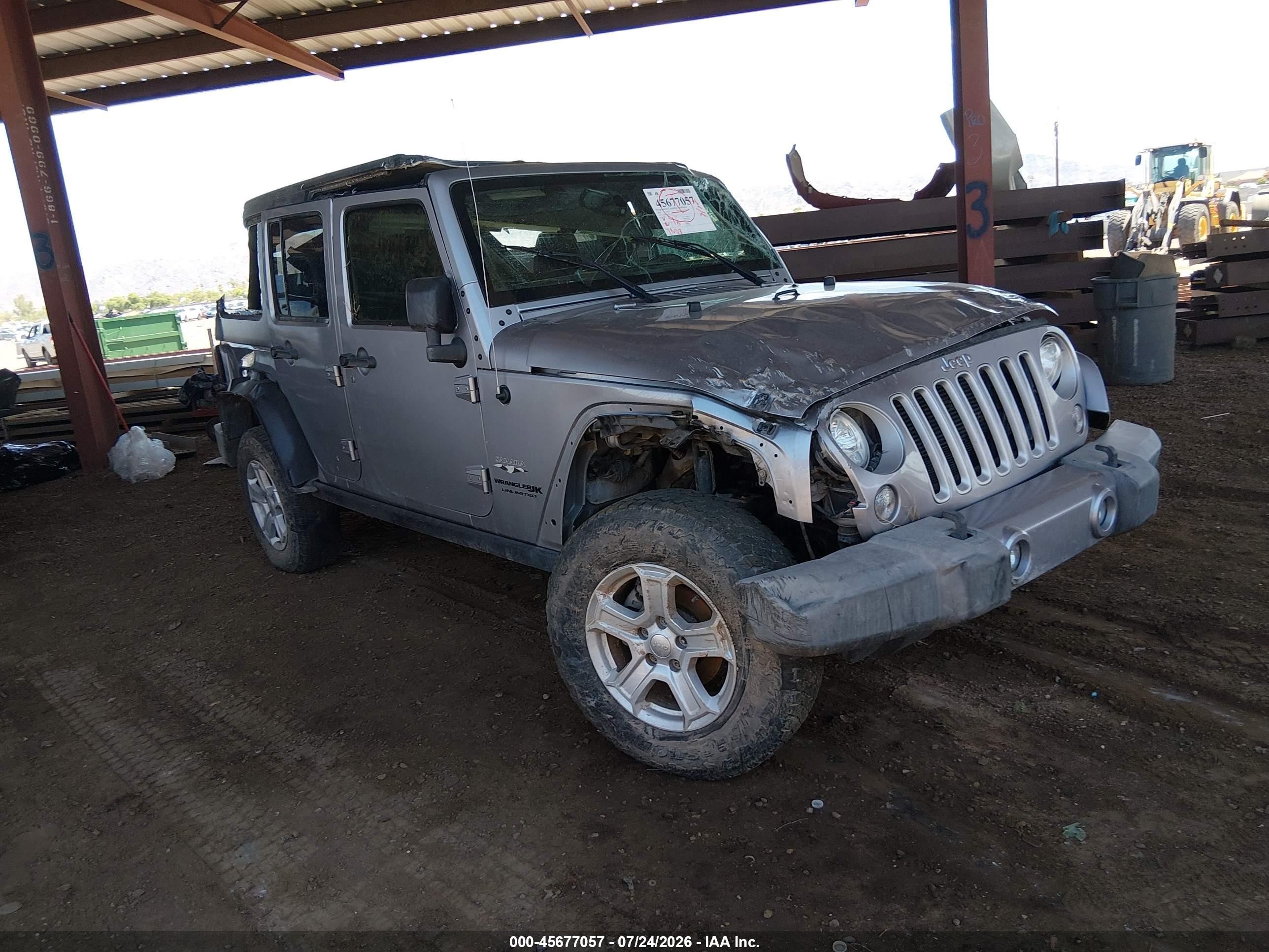 2018 Jeep Wrangler Unlimited Sahara, VIN 1C4BJWEG8JL937208 — Опрокидывание