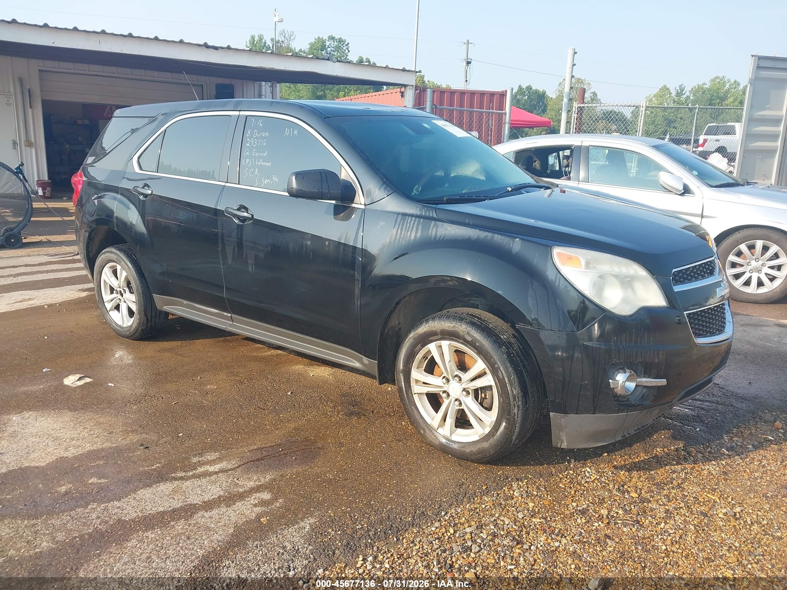 2012 Chevrolet Equinox LS, VIN 2GNALBEK0C1293772 — Normal wear