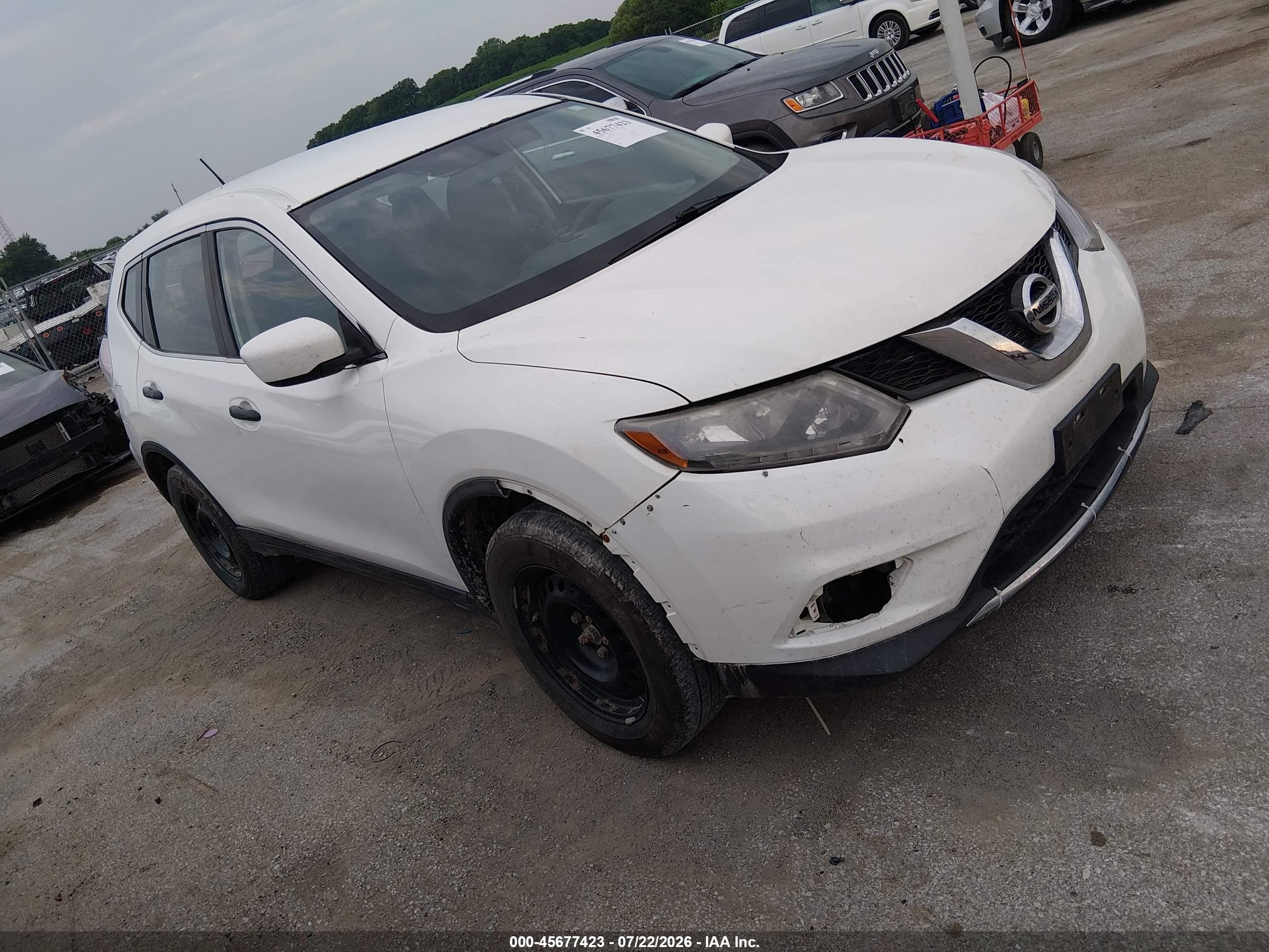 2016 Nissan Rogue S, VIN JN8AT2MVXGW137844 — Normal wear