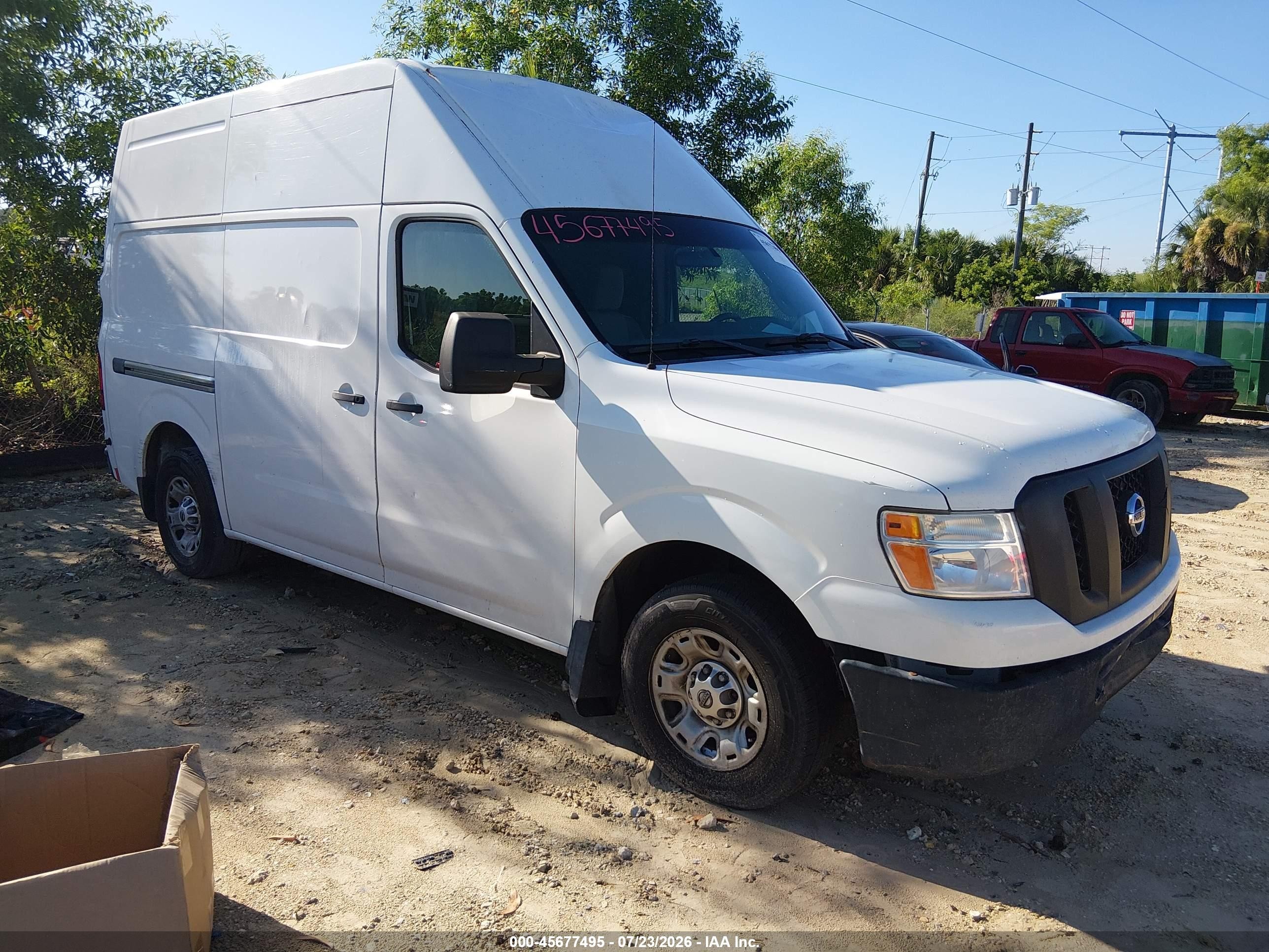 2014 Nissan NV Cargo S, VIN 1N6BF0LY9EN105412 — Normal wear