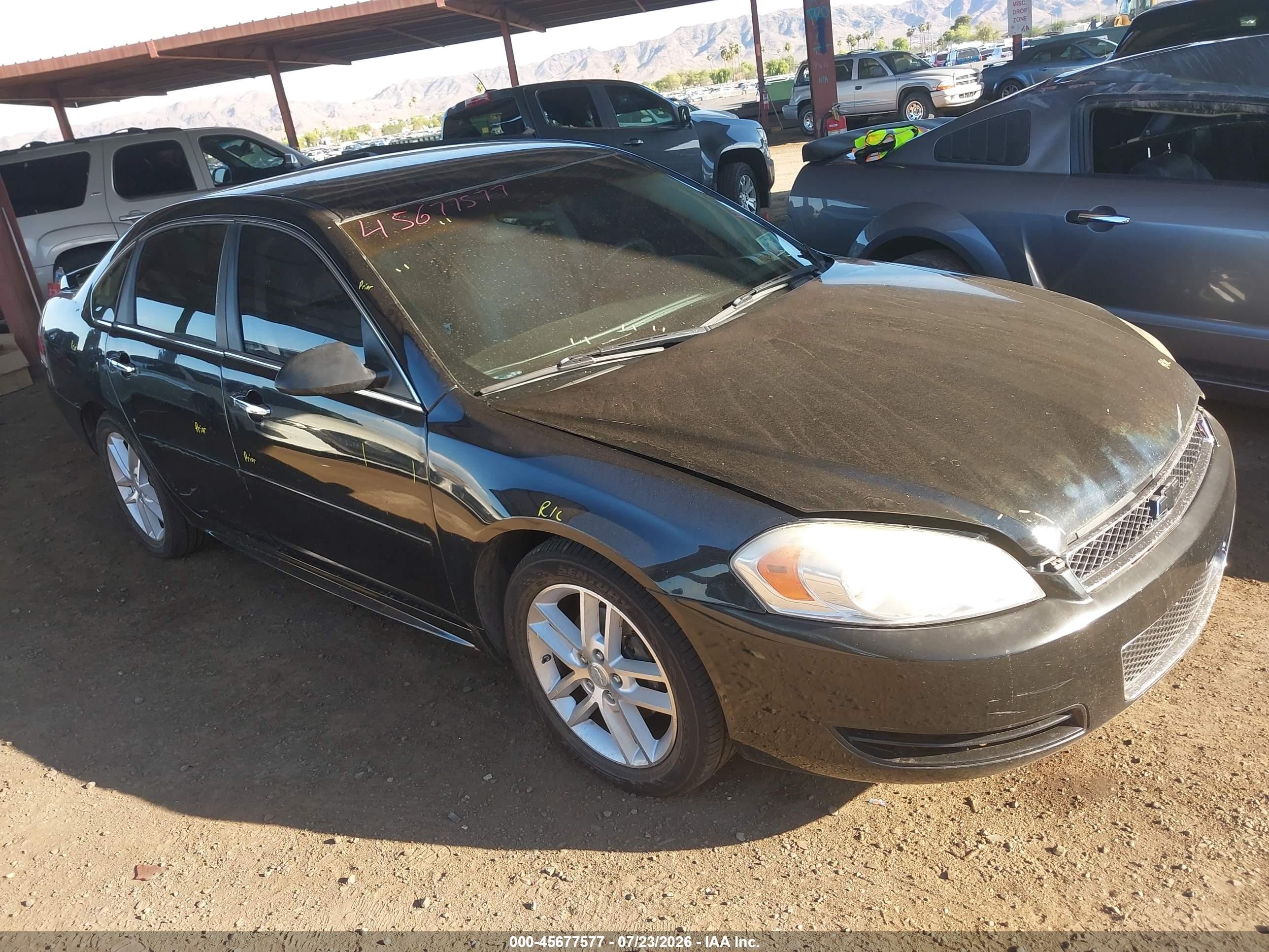 2012 Chevrolet Impala LS Fleet, VIN 2G1WF5E36C1150771 — Side