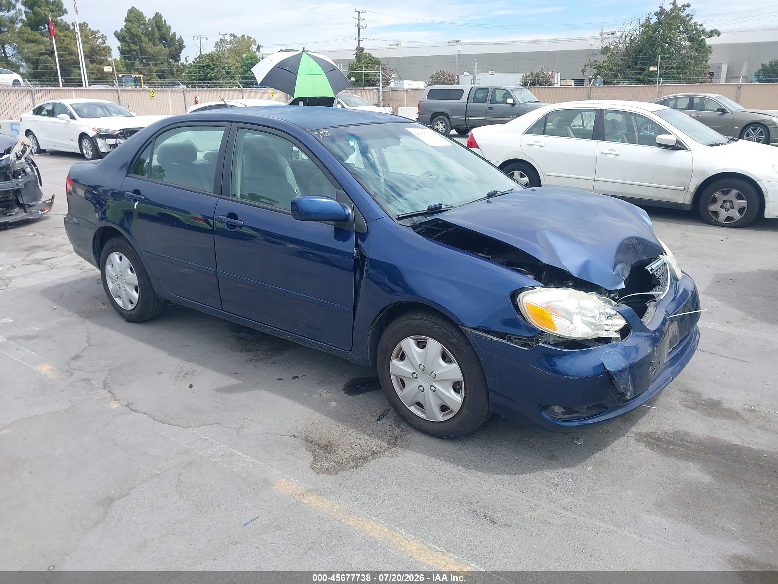 2008 Toyota Corolla CE, VIN 1NXBR32E88Z971546 — Normal wear