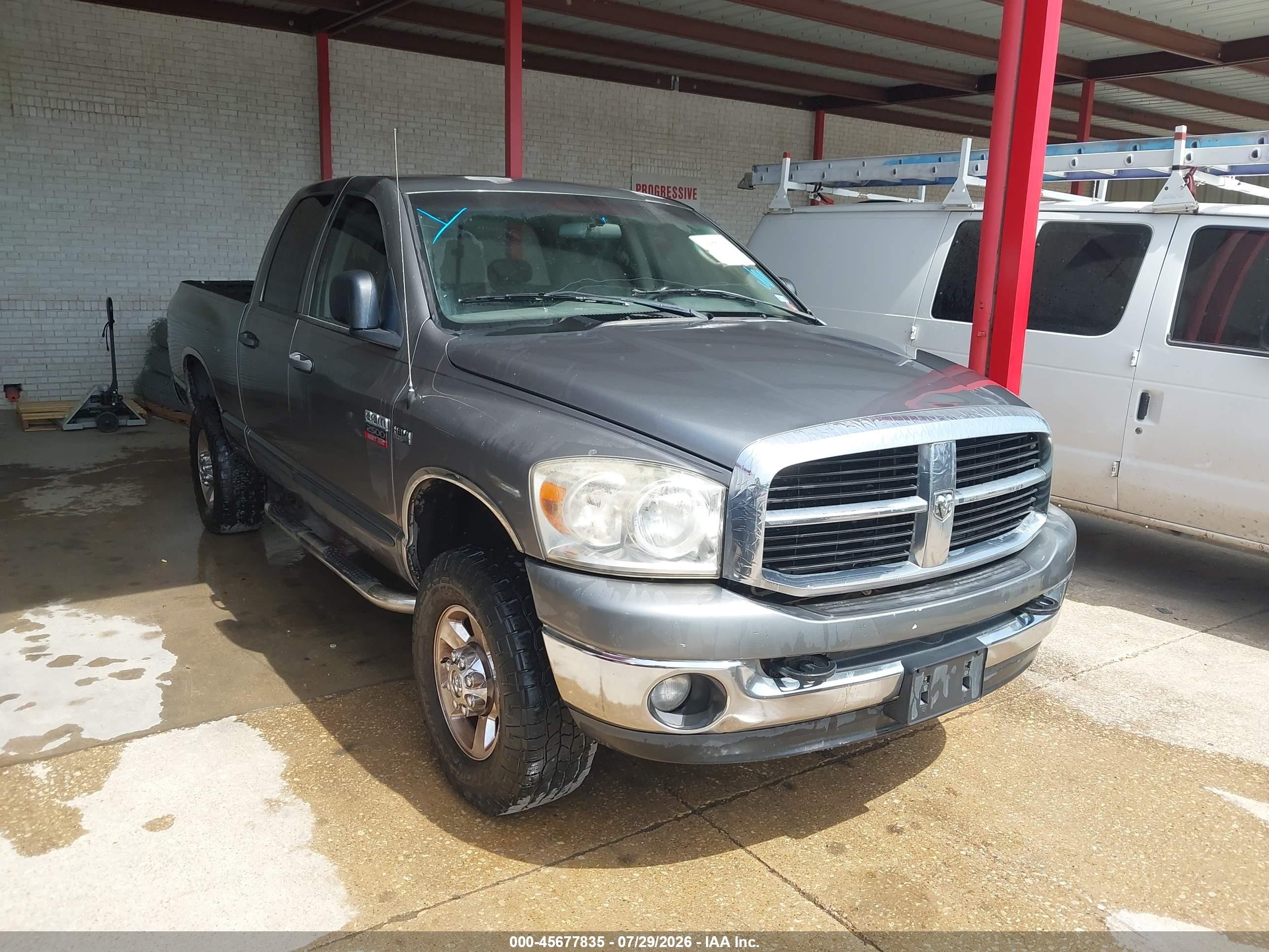 2007 Dodge 2500 SLT, VIN 1D7KS28D87J527686 — Обычный износ