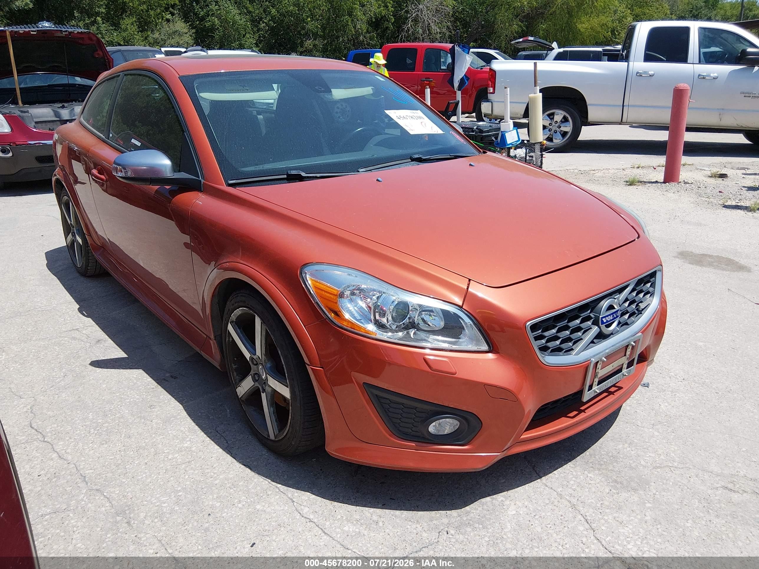 2012 Volvo C30, VIN YV1672MK9C2271350 — Normal wear