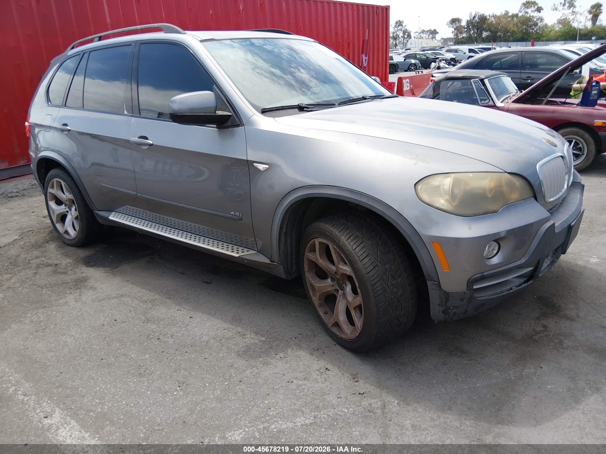 2007 BMW X5 4.8i, VIN 5UXFE835X7LZ43036 — Normal wear
