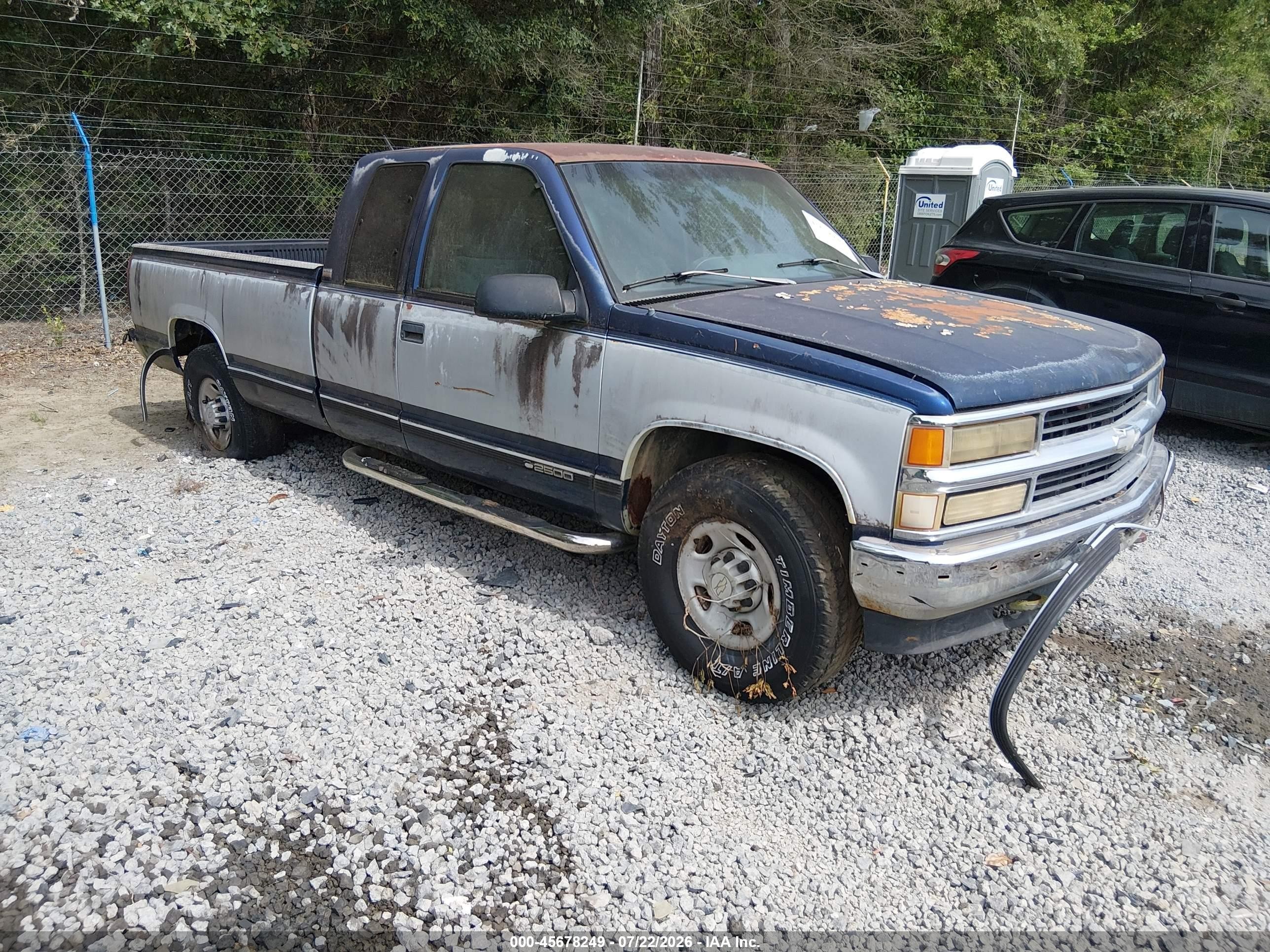 1995 Chevrolet Silverado 2500, VIN 1GCGC29K7SE189600 — Обычный износ