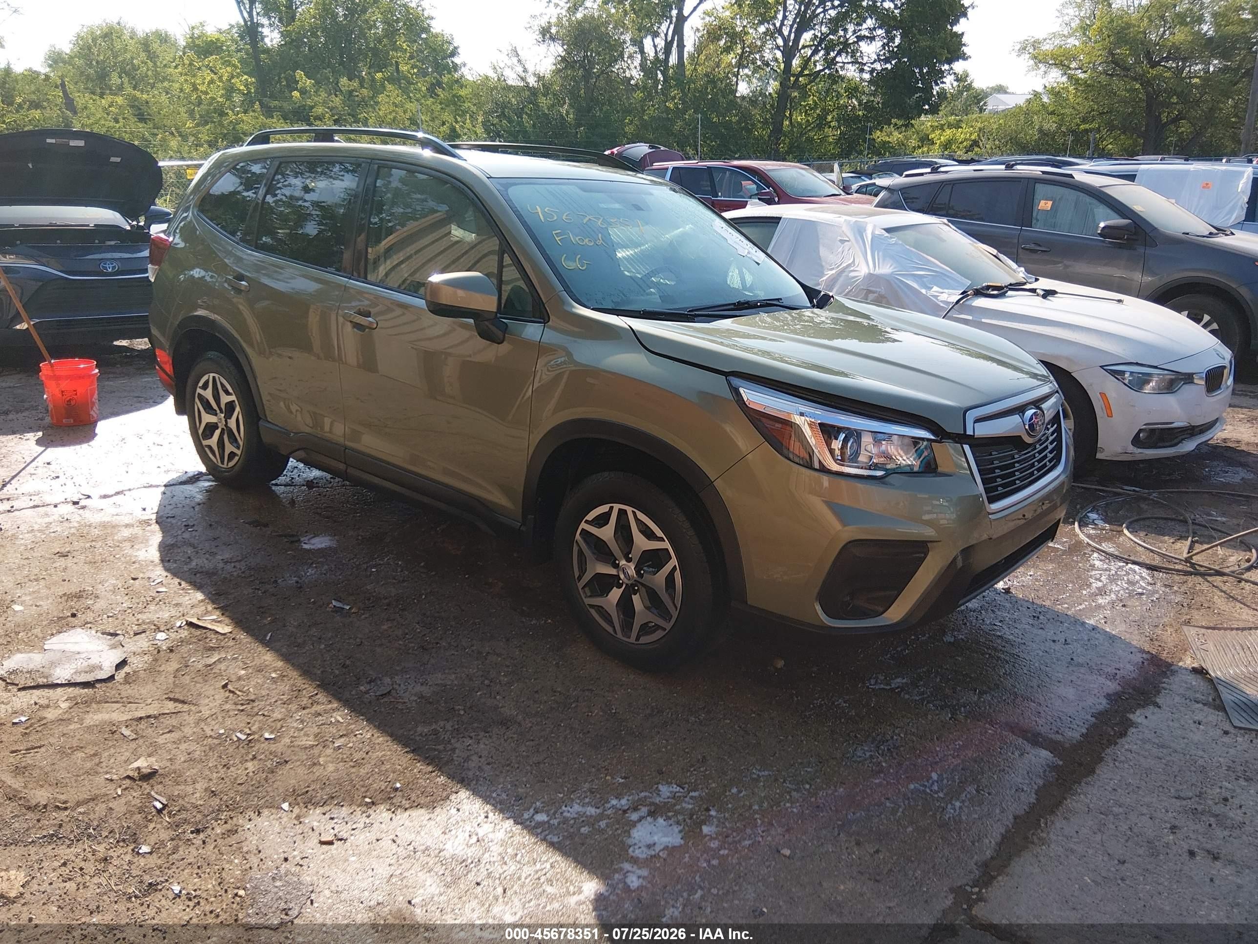 2019 Subaru Forester Premium, VIN JF2SKAEC0KH427860 — Fresh water flood