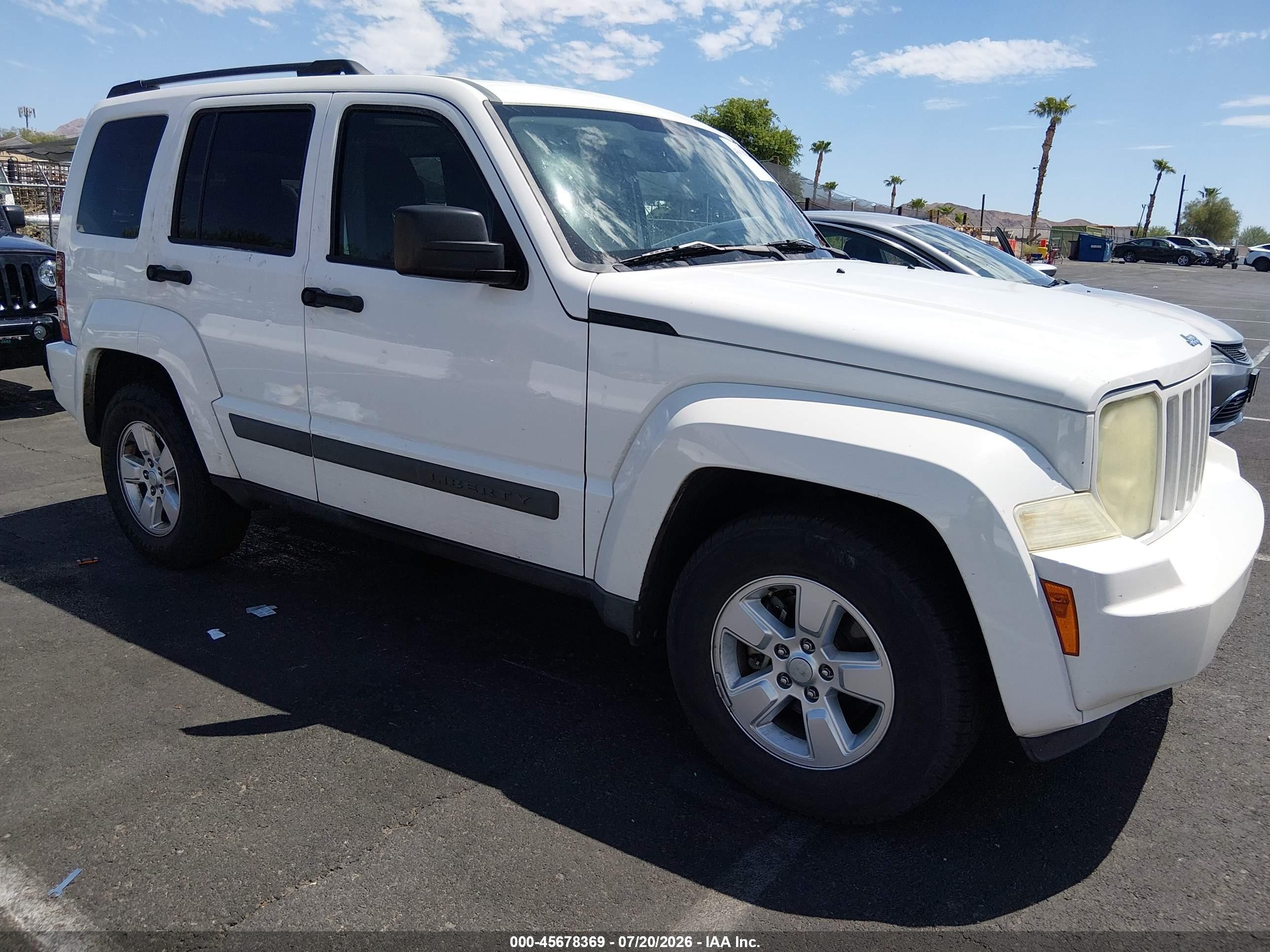 2010 Jeep Liberty Sport, VIN 1J4PN2GK7AW150814 — Normal wear