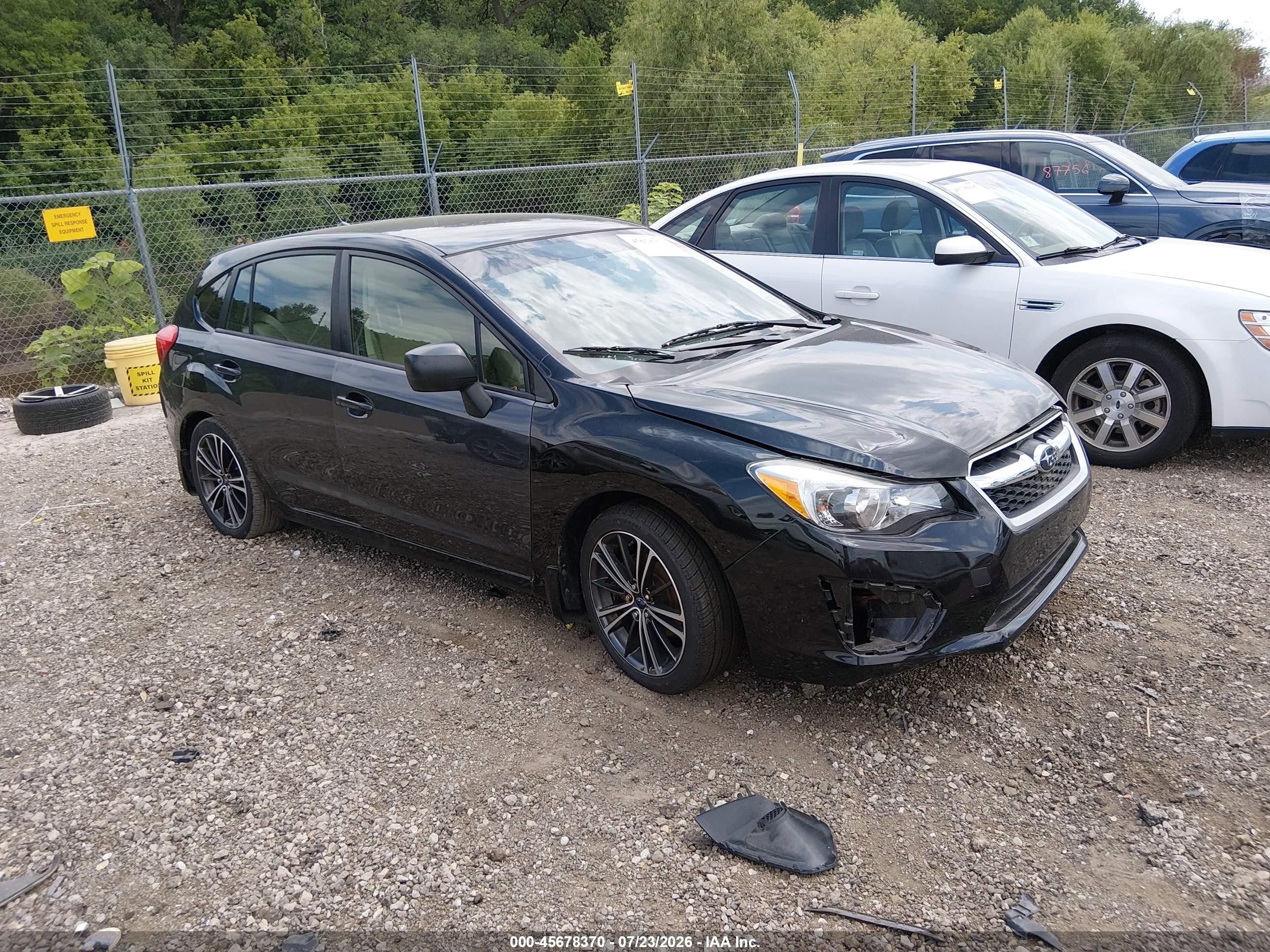 2013 Subaru Impreza 2.0i, VIN JF1GPAA69DH201377 — Normal wear