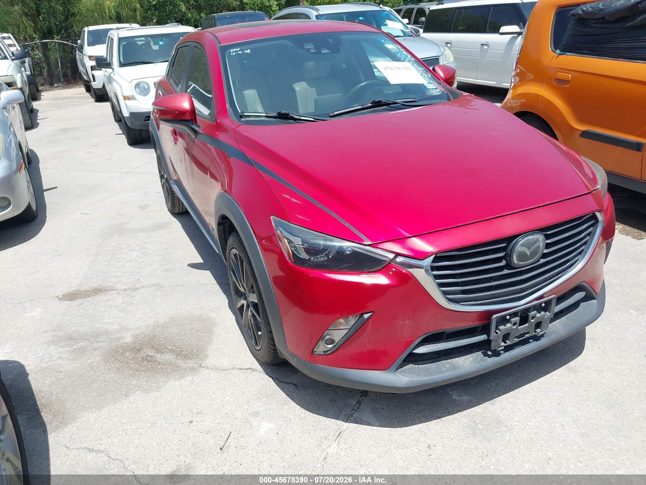 2016 Mazda CX-3 Grand Touring, VIN JM1DKBD79G0103829 — Normal wear