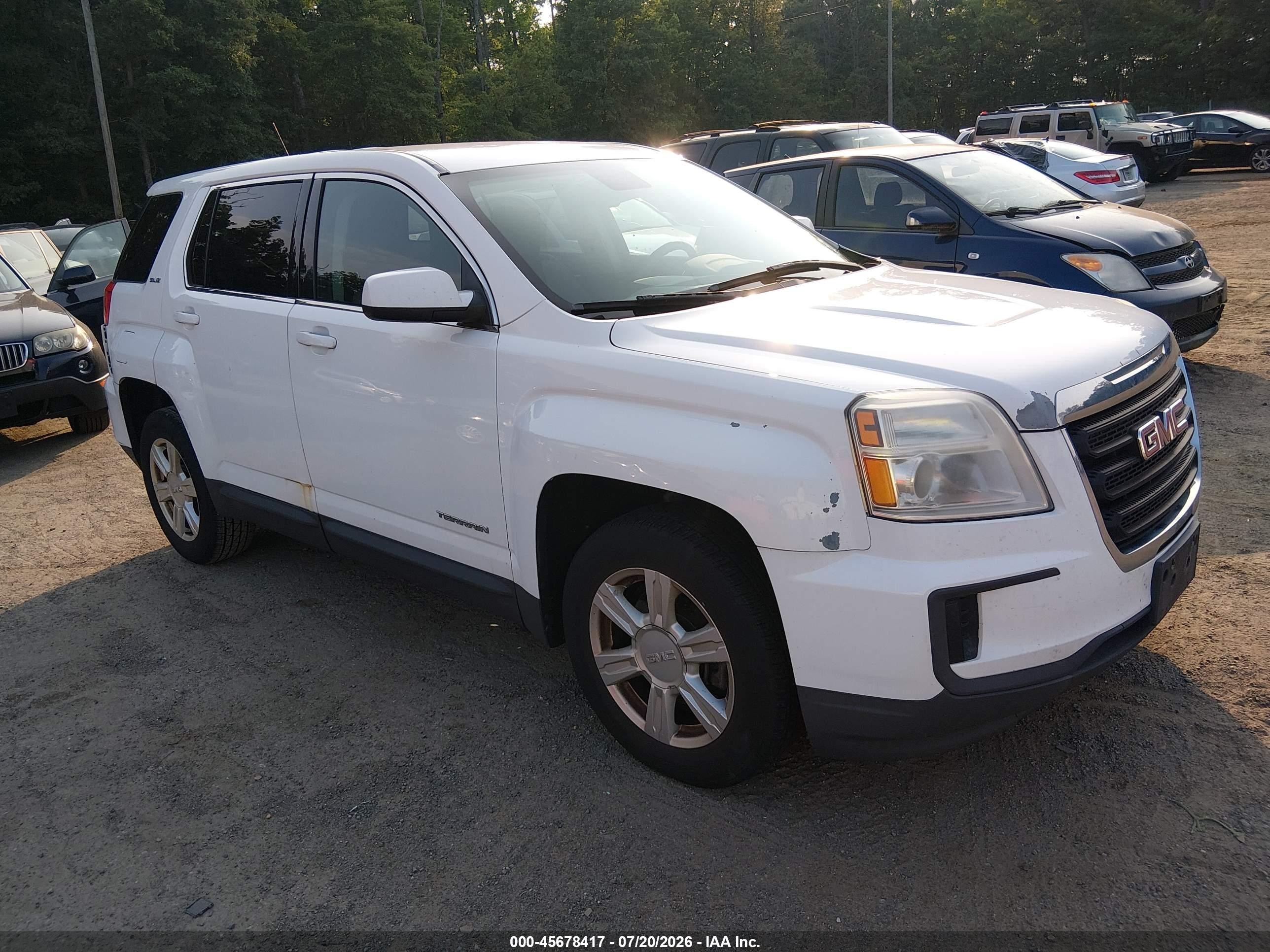 2016 GMC Terrain SLE, VIN 2GKALMEK7G6171380 — Normal wear