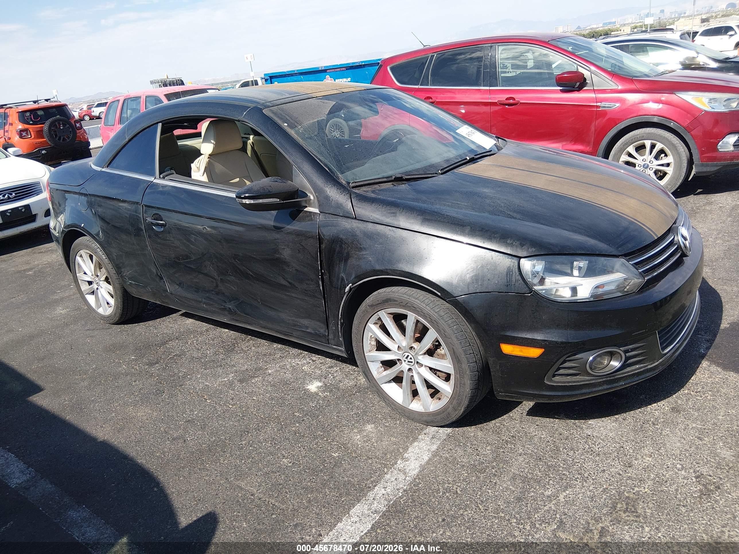 2012 Volkswagen Eos Komfort, VIN WVWBW7AH8CV020346 — Normal wear