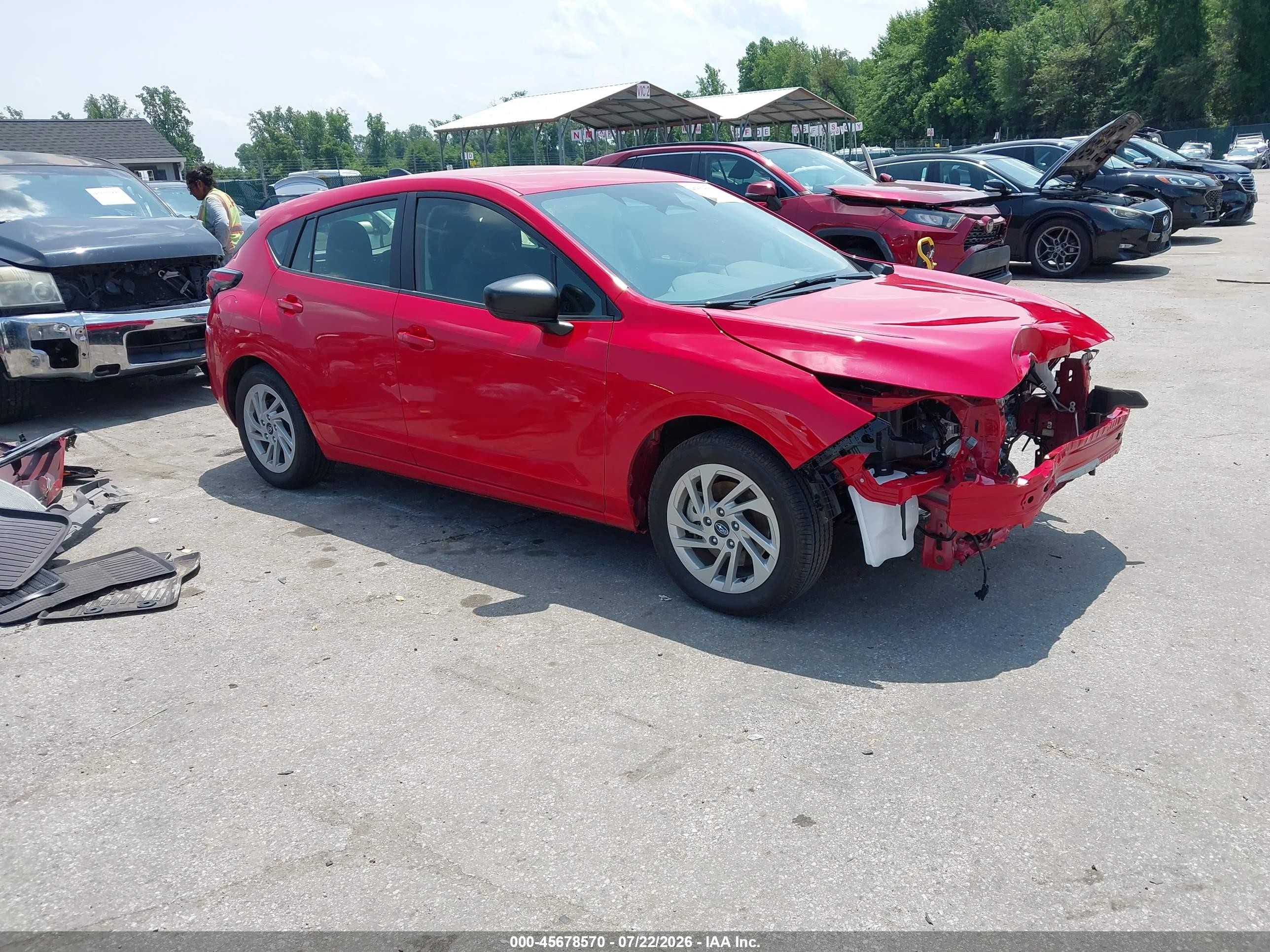 2025 Subaru Impreza, VIN JF1GUABC4S8300926 — Перед
