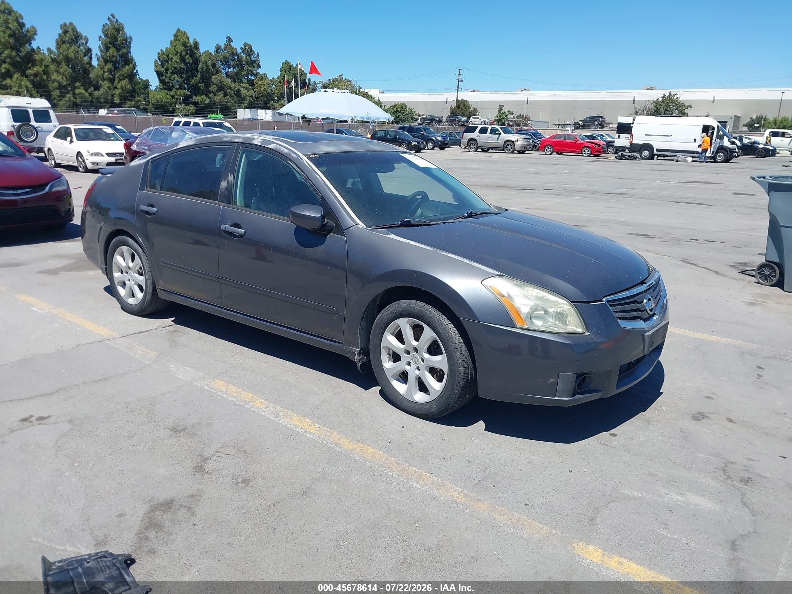 2007 Nissan Maxima SE, VIN 1N4BA41E17C848684 — Обычный износ
