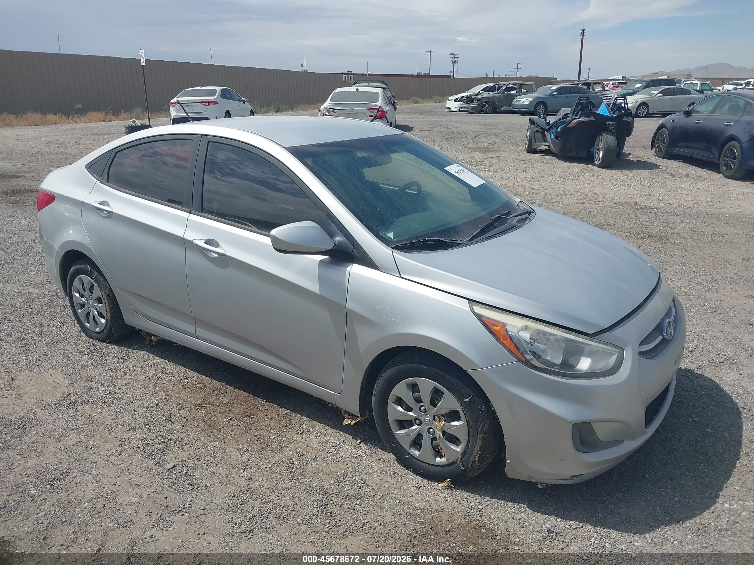2017 Hyundai Accent SE, VIN KMHCT4AE4HU244448 — Normal wear