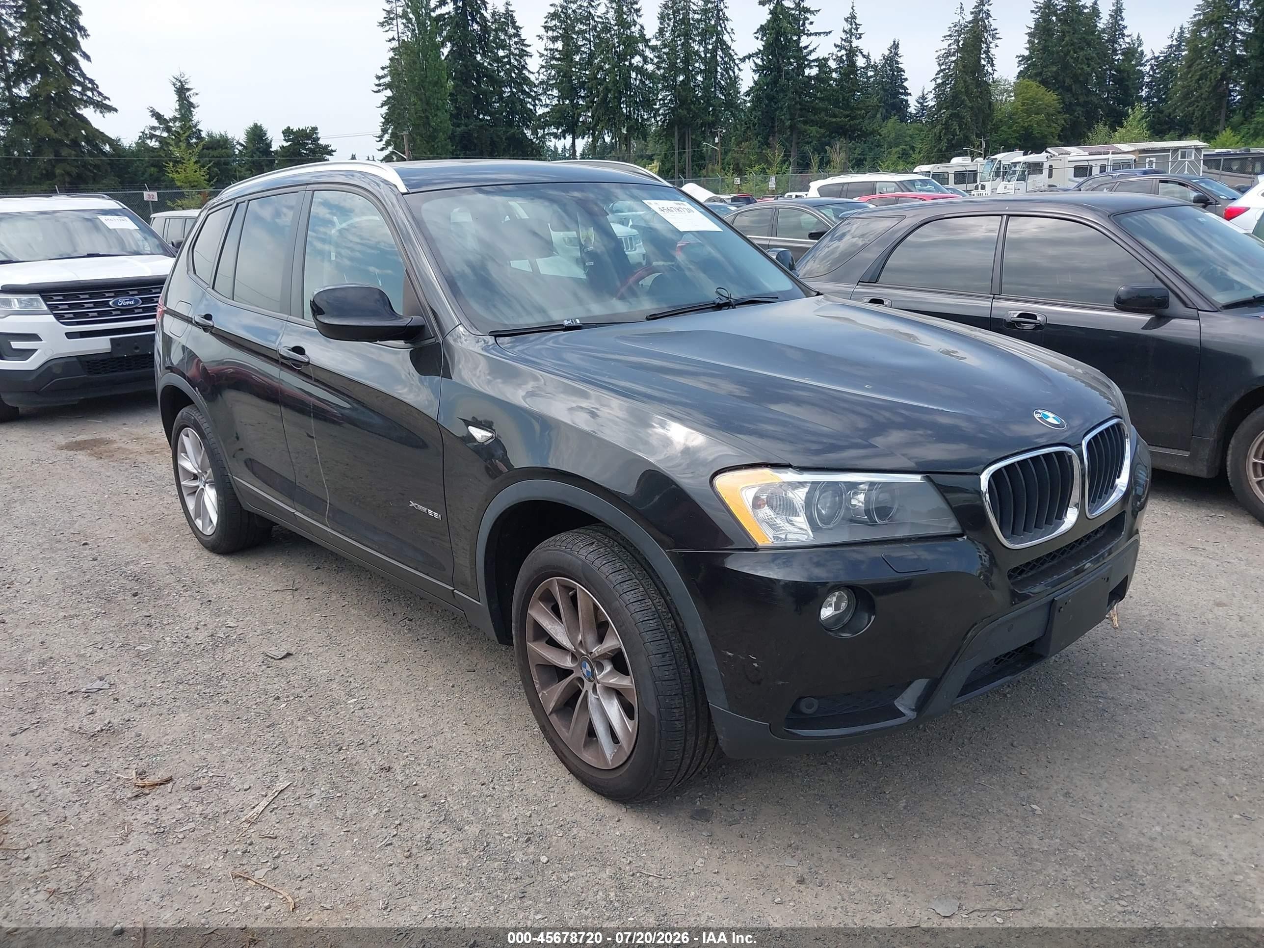 2013 BMW X3 xDrive28i, VIN 5UXWX9C54D0A12614 — Обычный износ