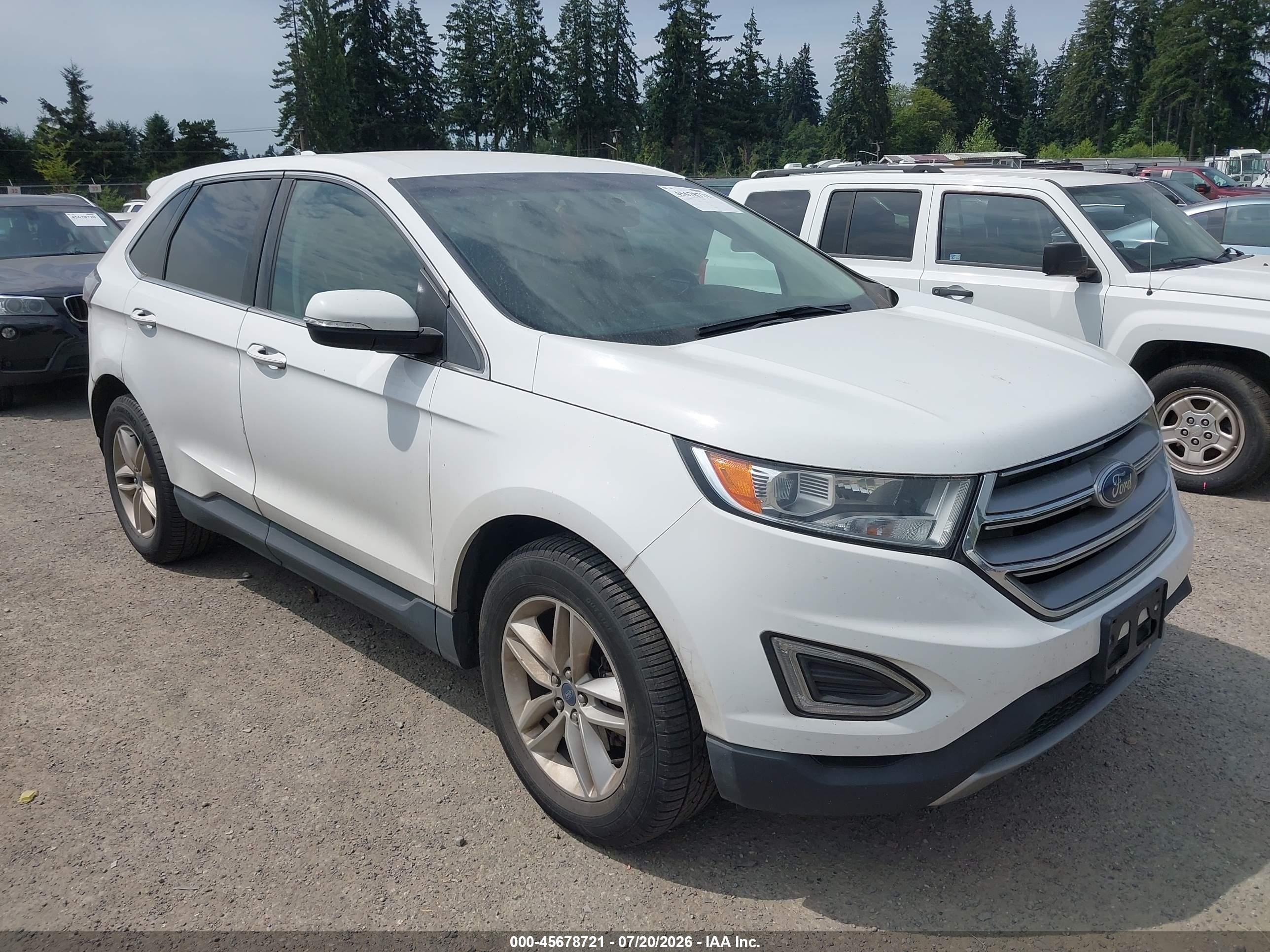 2017 Ford Edge SEL, VIN 2FMPK3J91HBC27470 — Normal wear