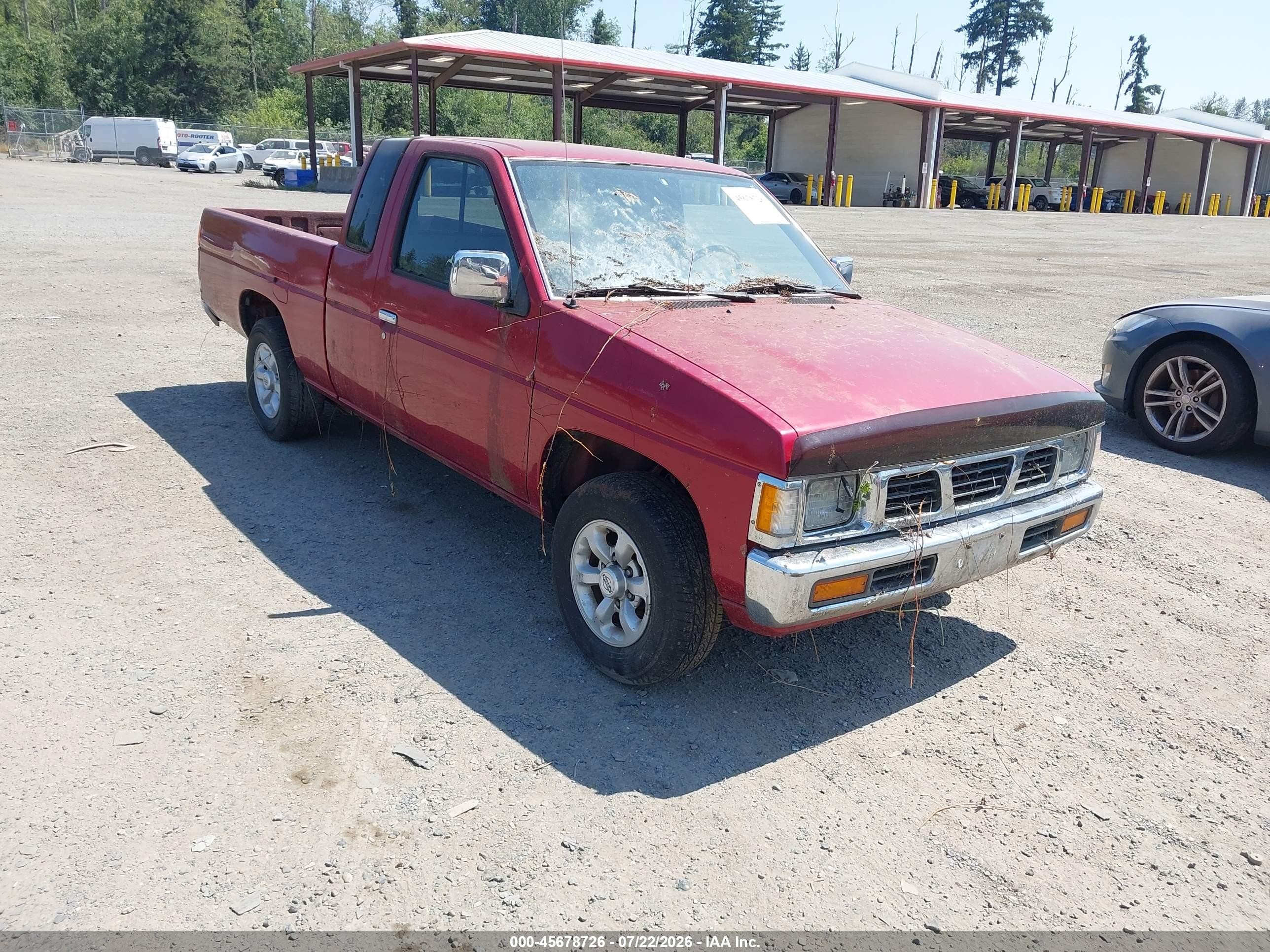 1996 Nissan Frontier XE, VIN 1N6SD16S7TC329709 — Normal wear