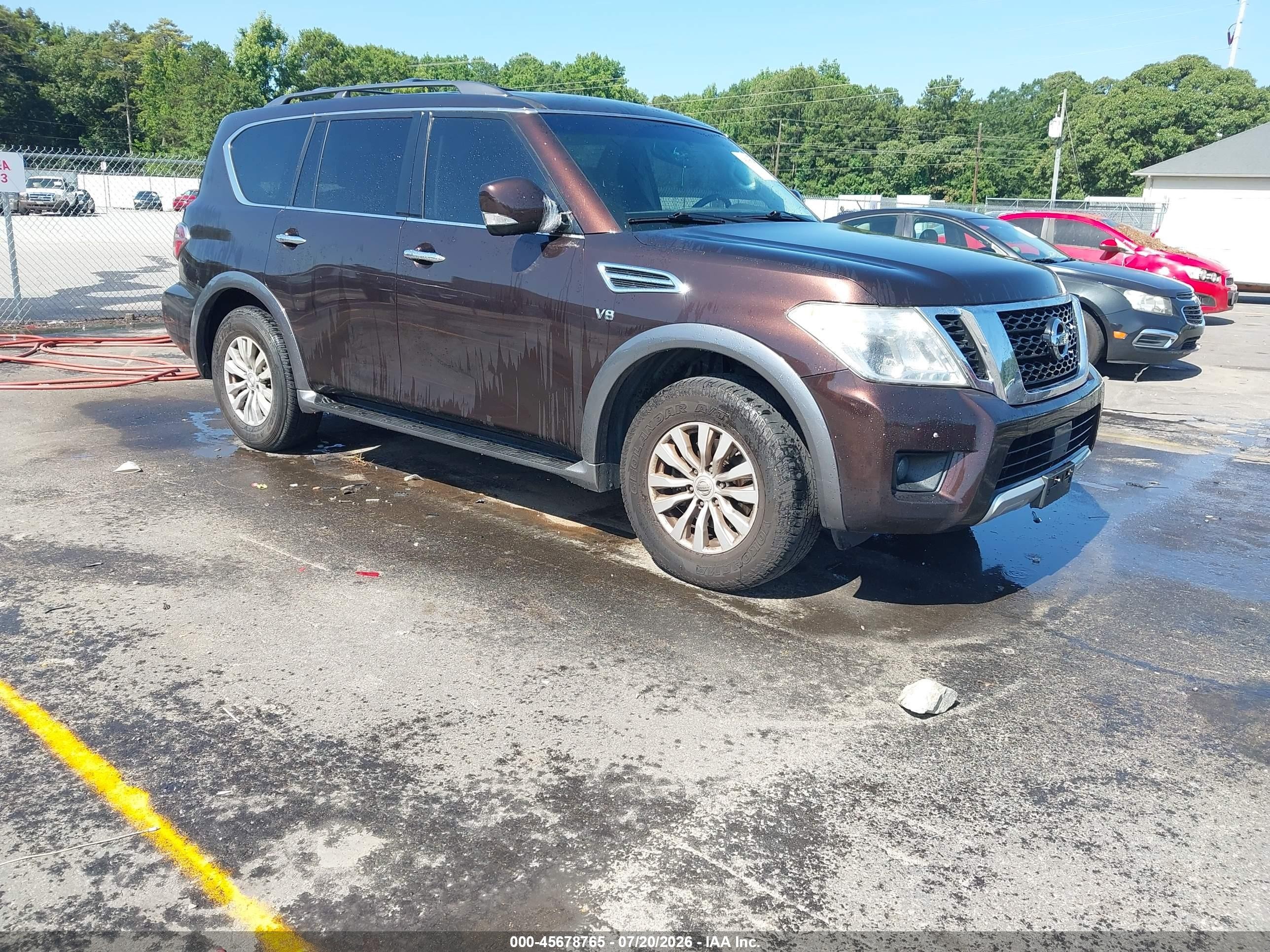 2017 Nissan Armada SL, VIN JN8AY2ND3H9006732 — Normal wear