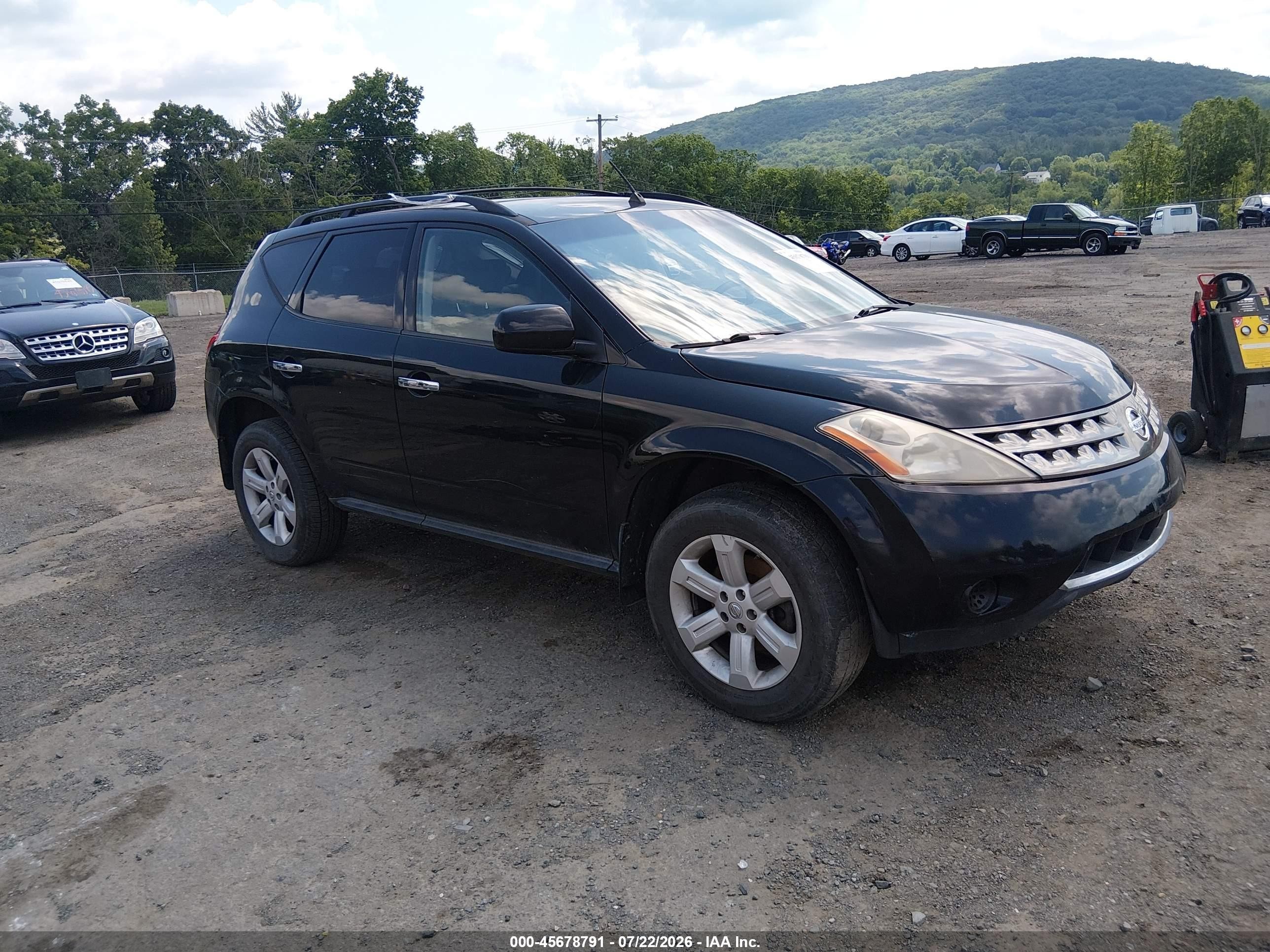 2007 Nissan Murano S, VIN JN8AZ08WX7W656348 — Normal wear