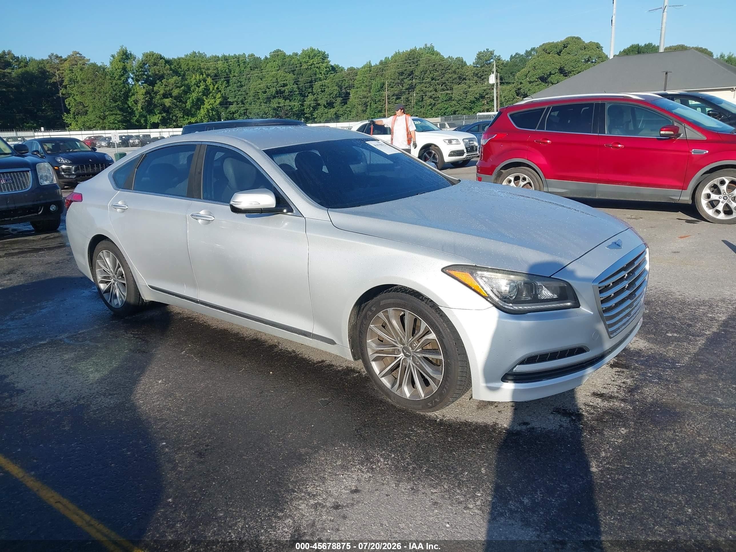 2016 Hyundai Genesis 3.8L, VIN KMHGN4JE2GU113254 — Normal wear