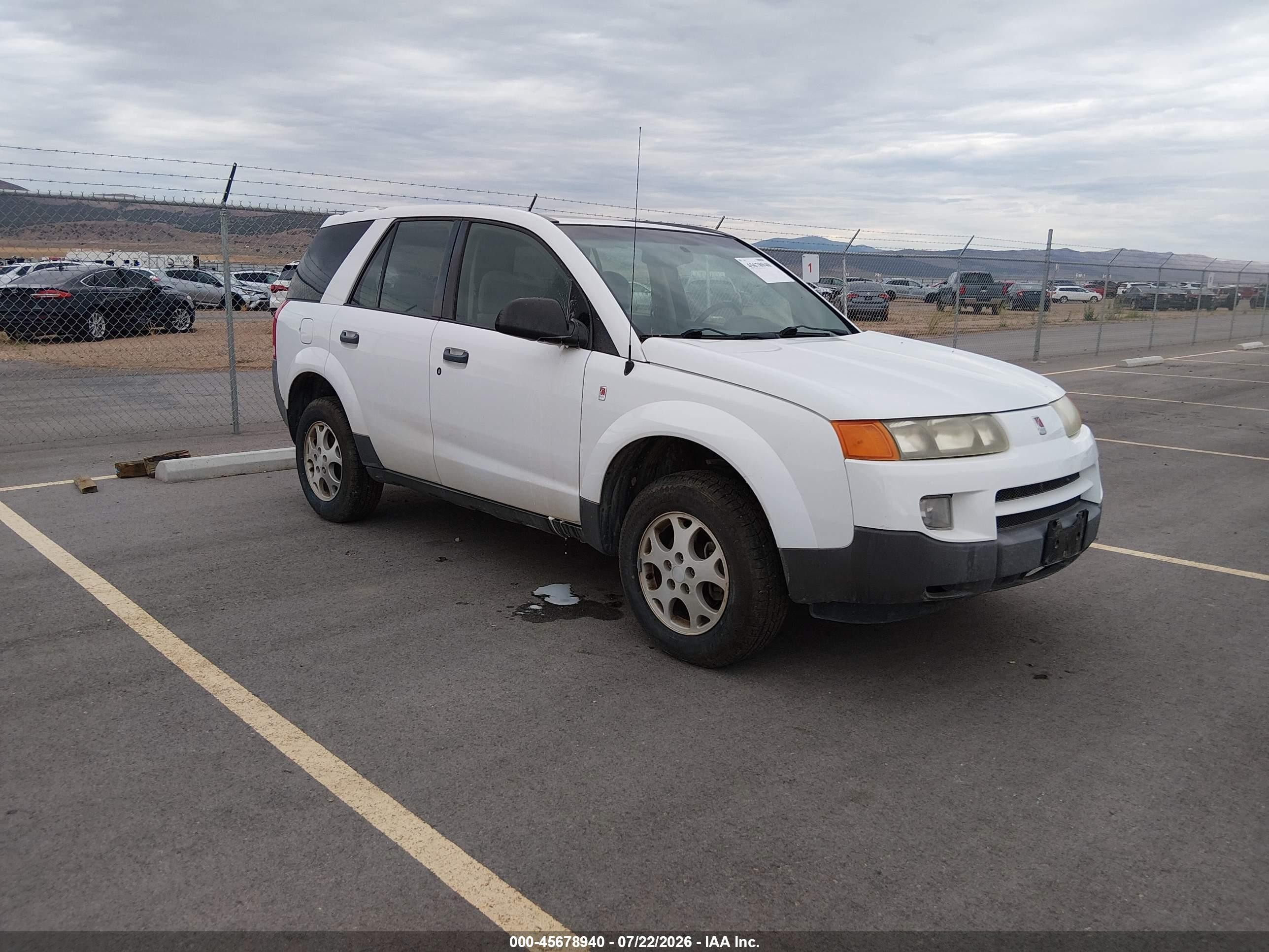 2003 Saturn VUE, VIN 5GZCZ63B63S901626 — Обычный износ