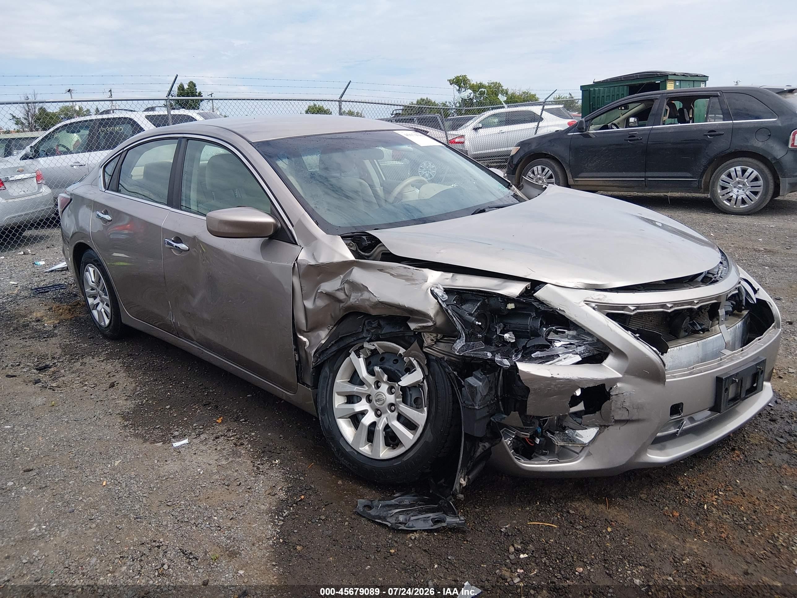 2014 Nissan Altima SL, VIN 1N4AL3AP0EC169729 — Front end