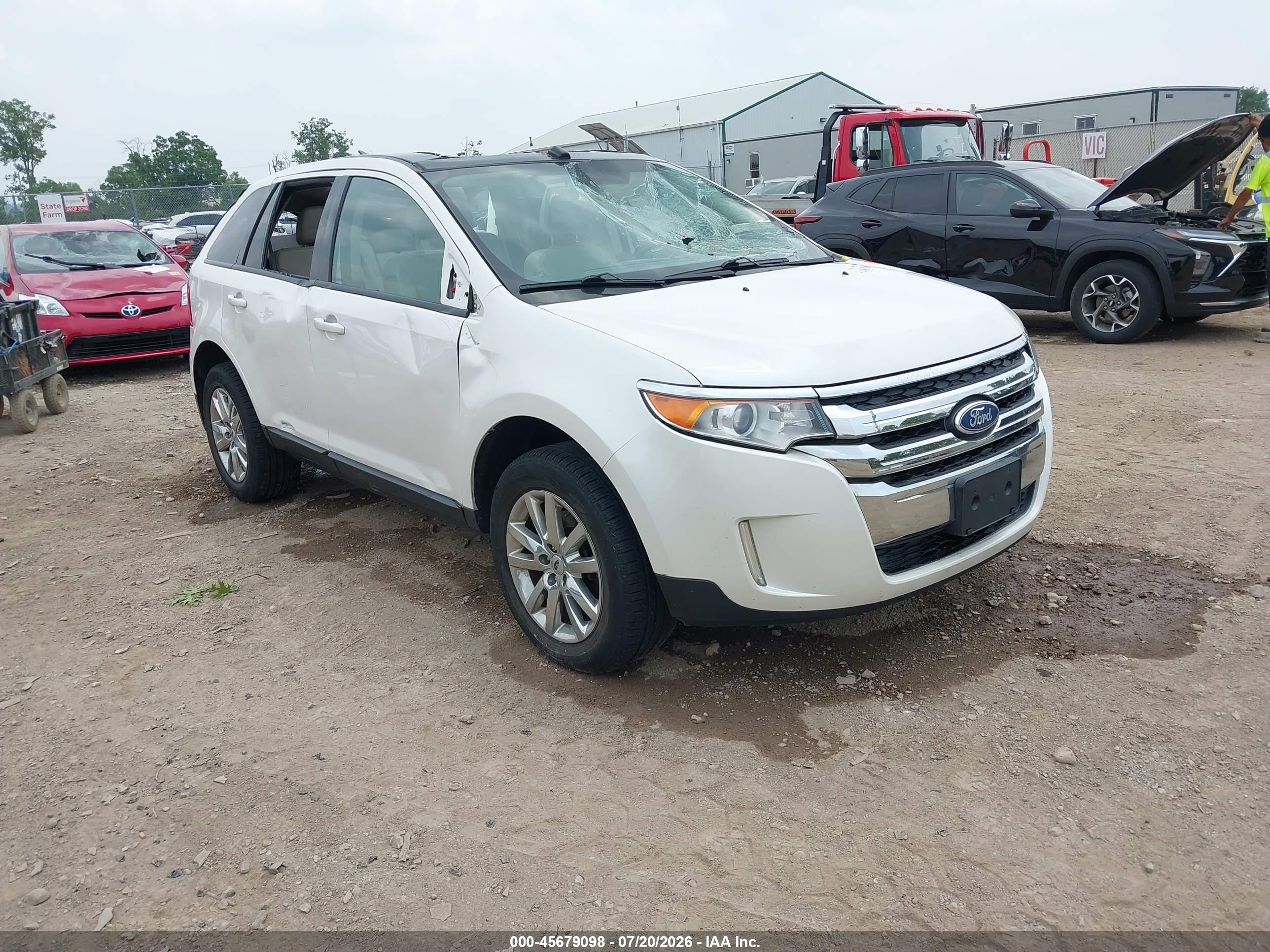 2014 Ford Edge SEL, VIN 2FMDK4JC2EBB11484 — Roof
