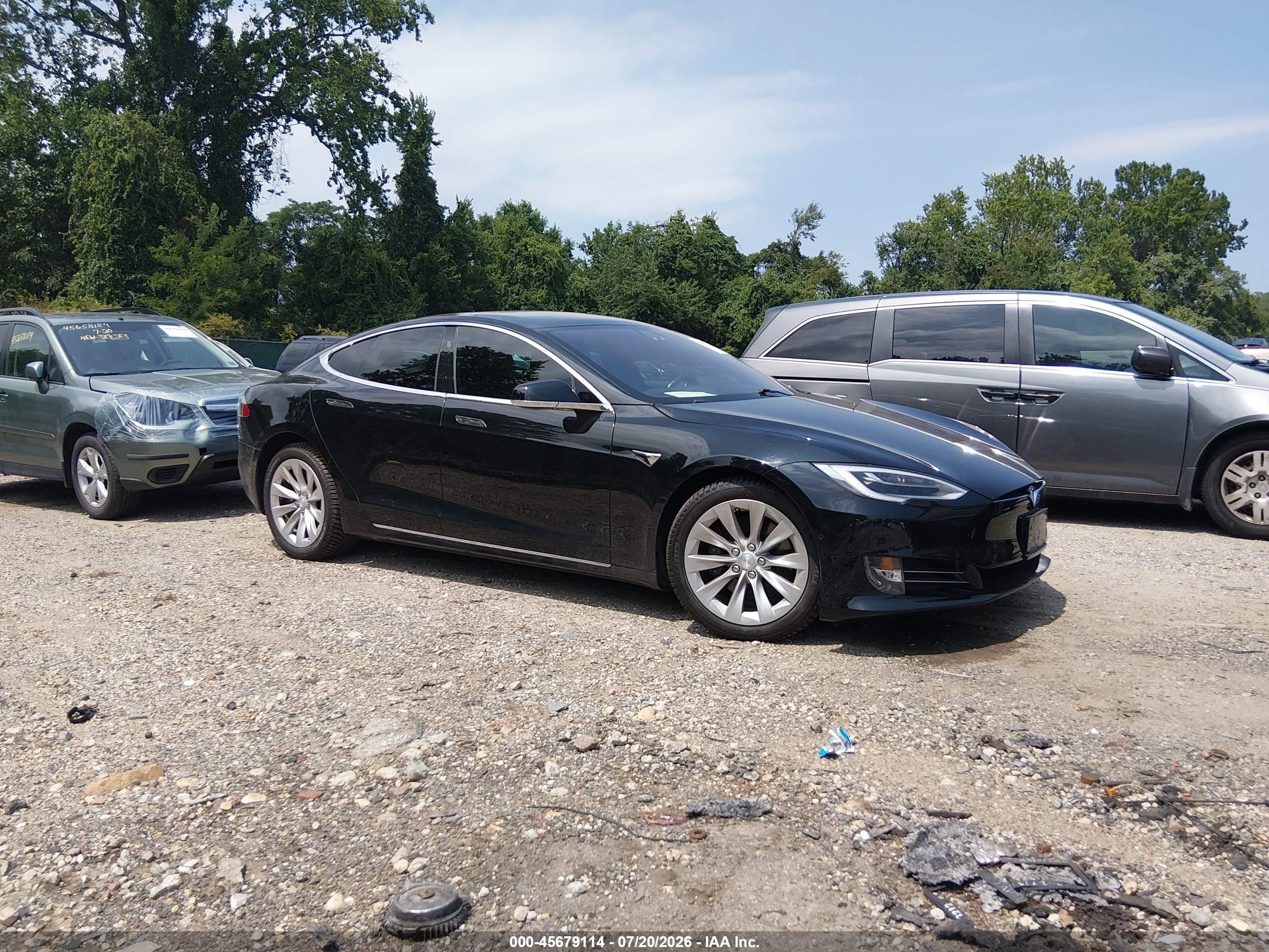 2018 Tesla Model S 75D, VIN 5YJSA1E23JF294843 — Burn