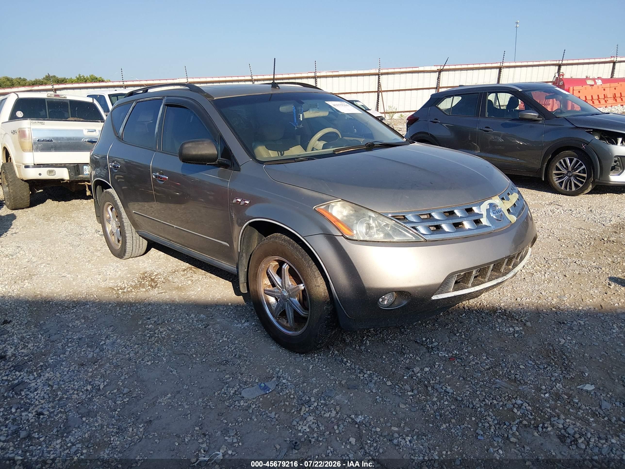 2004 Nissan Murano SL, VIN JN8AZ08W64W329294 — Normal wear