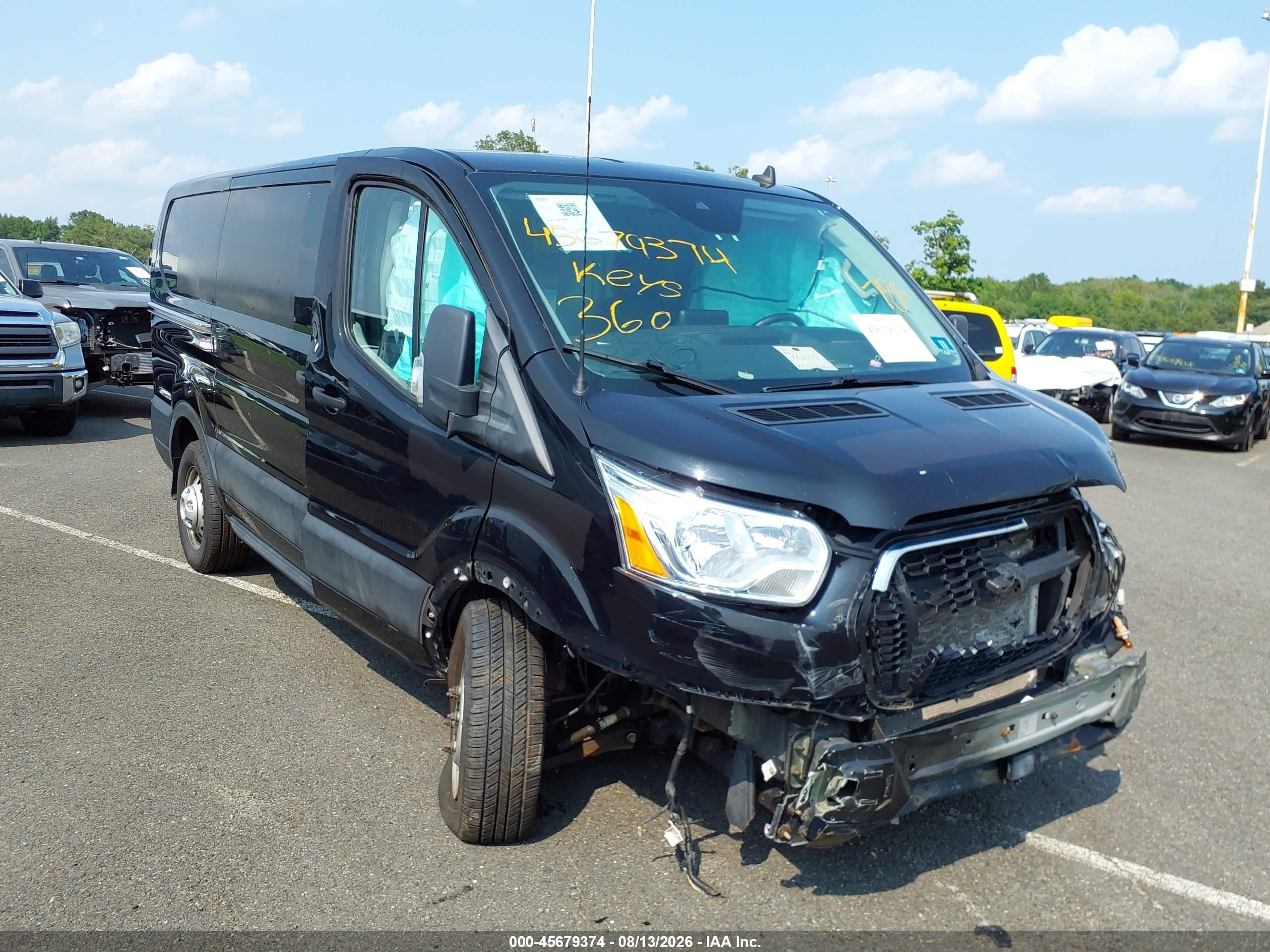 2021 Ford Transit Cargo, VIN 1FTYE2Y80MKA24206 — Front end