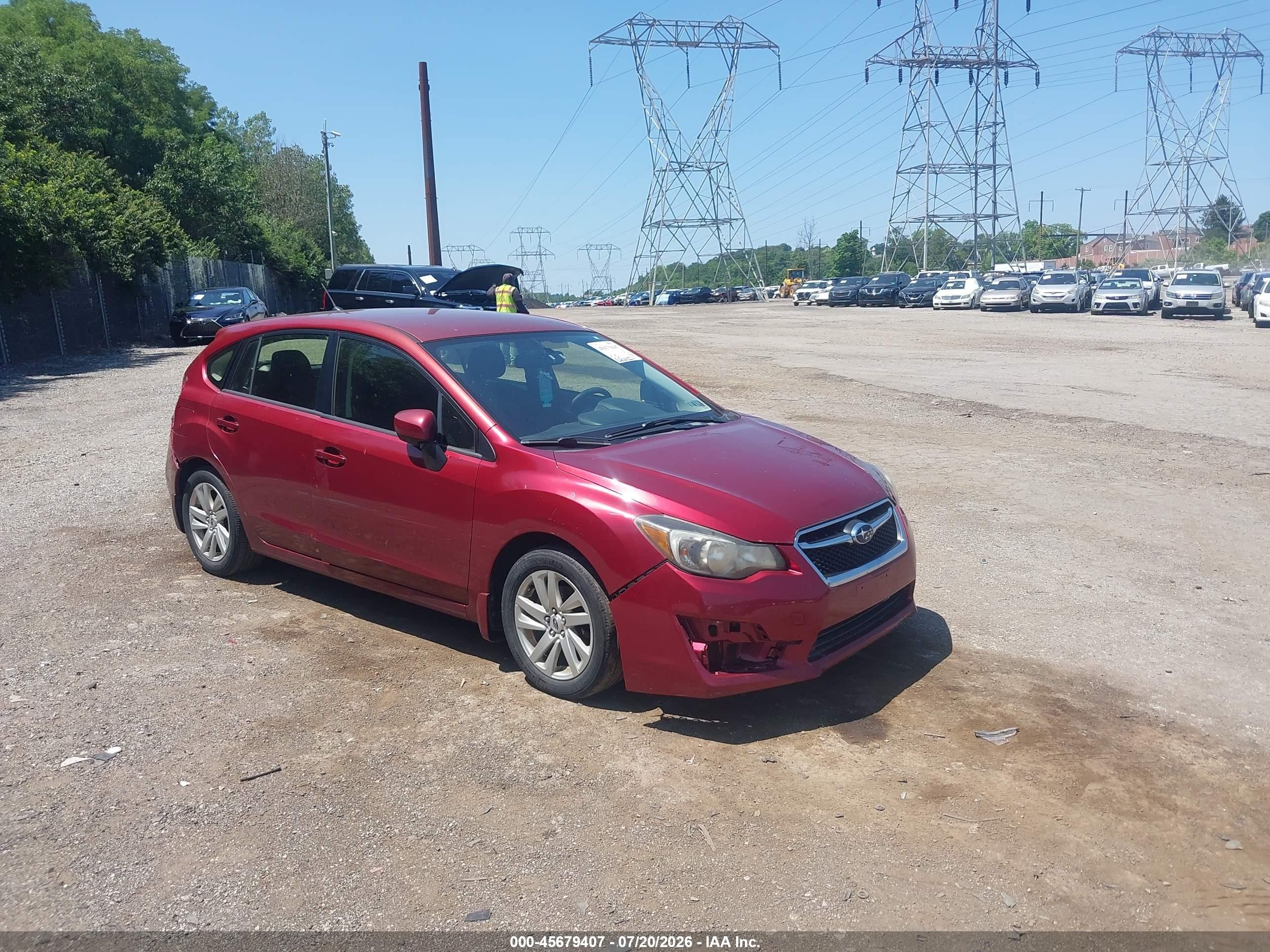 2015 Subaru Impreza Premium, VIN JF1GPAC64F8205367 — Normal wear