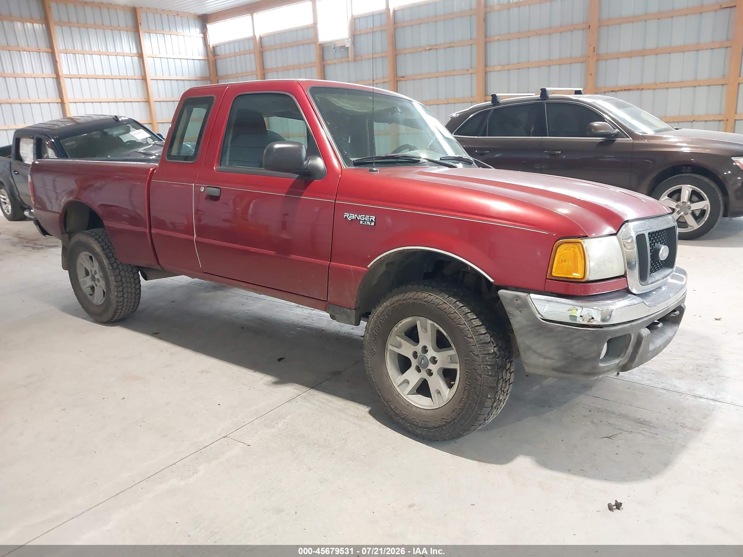 2005 Ford Ranger XL, VIN 1FTZR15E85PA27632 — Undercarriage