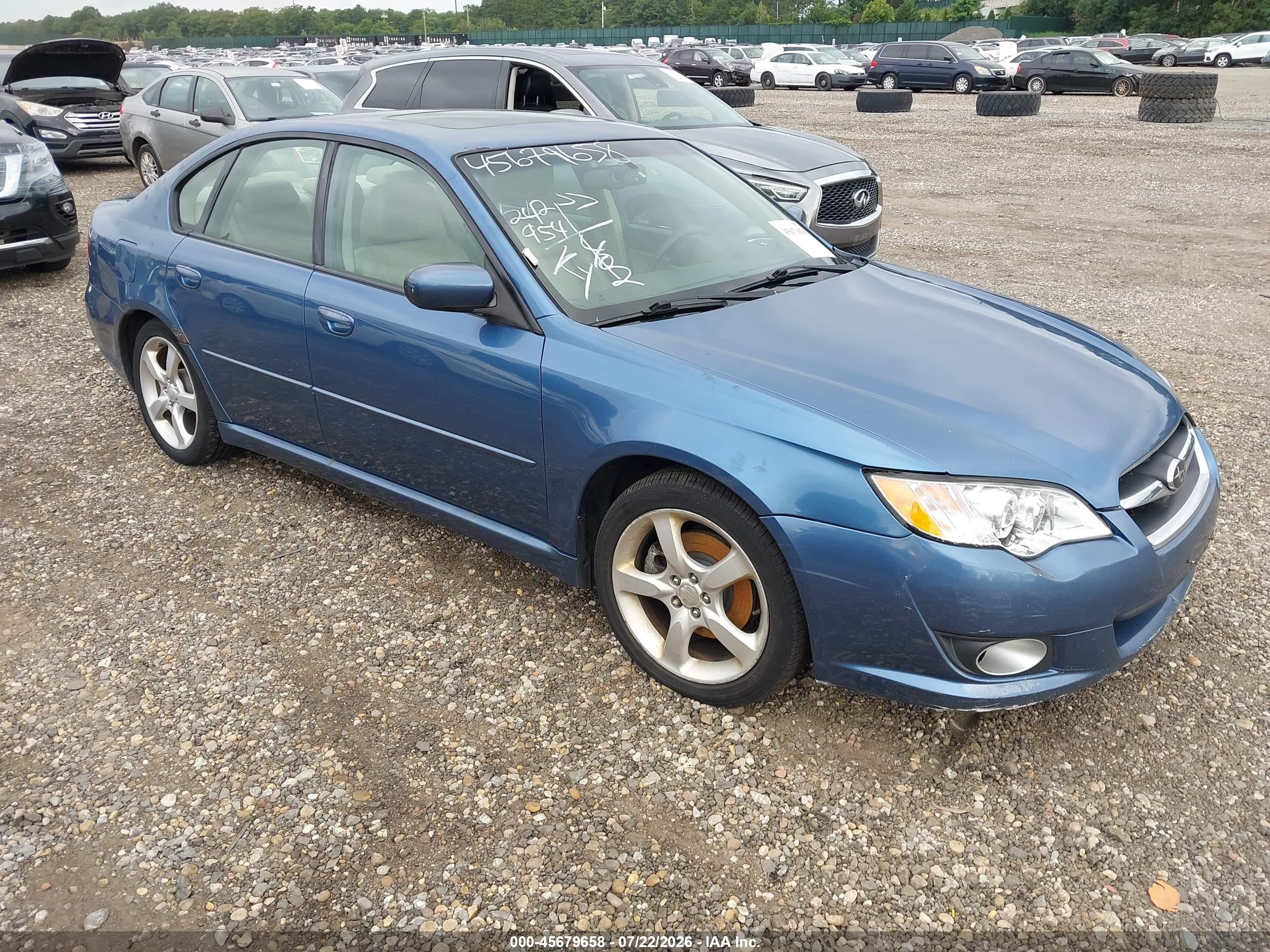 2008 Subaru Legacy Limited, VIN 4S3BL626687215163 — Обычный износ