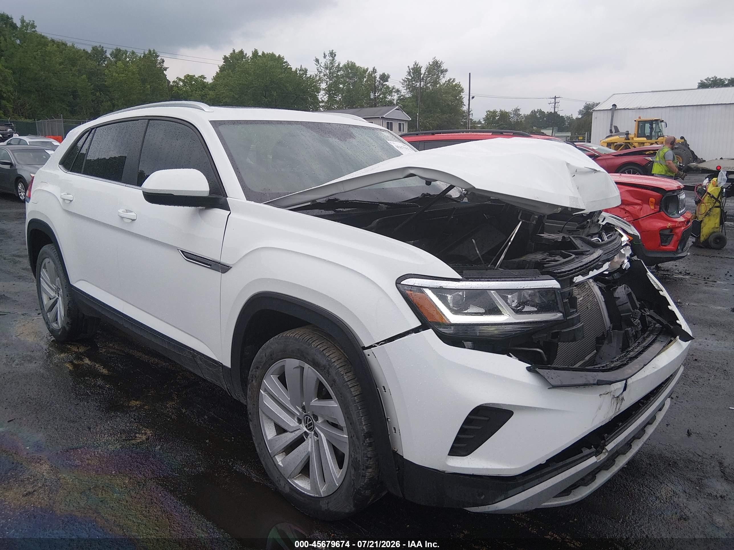 2023 Volkswagen Atlas SE, VIN 1V2KC2CA1PC203115 — Front end