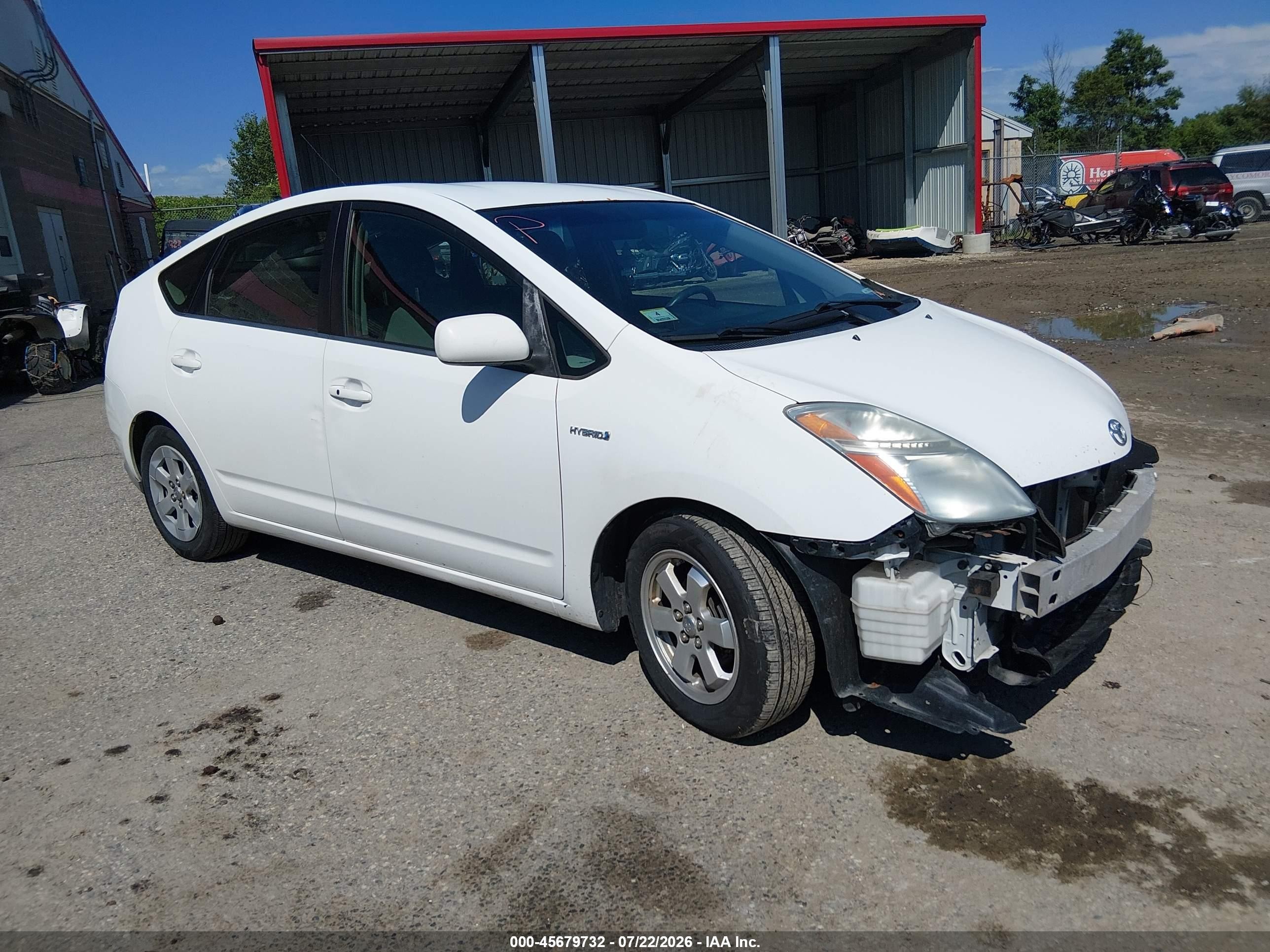 2008 Toyota Prius, VIN JTDKB20U383454786 — Front end