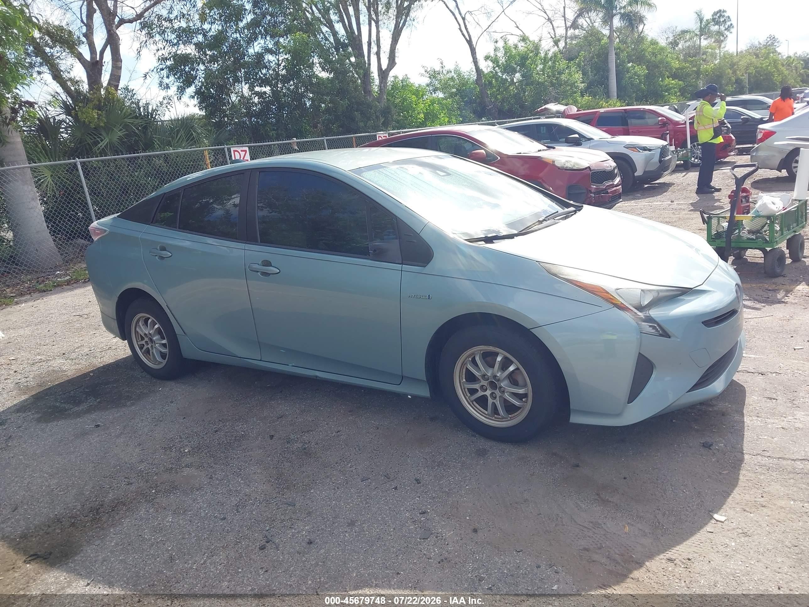 2017 Toyota Prius Two, VIN JTDKBRFUXH3025824 — Water / flood