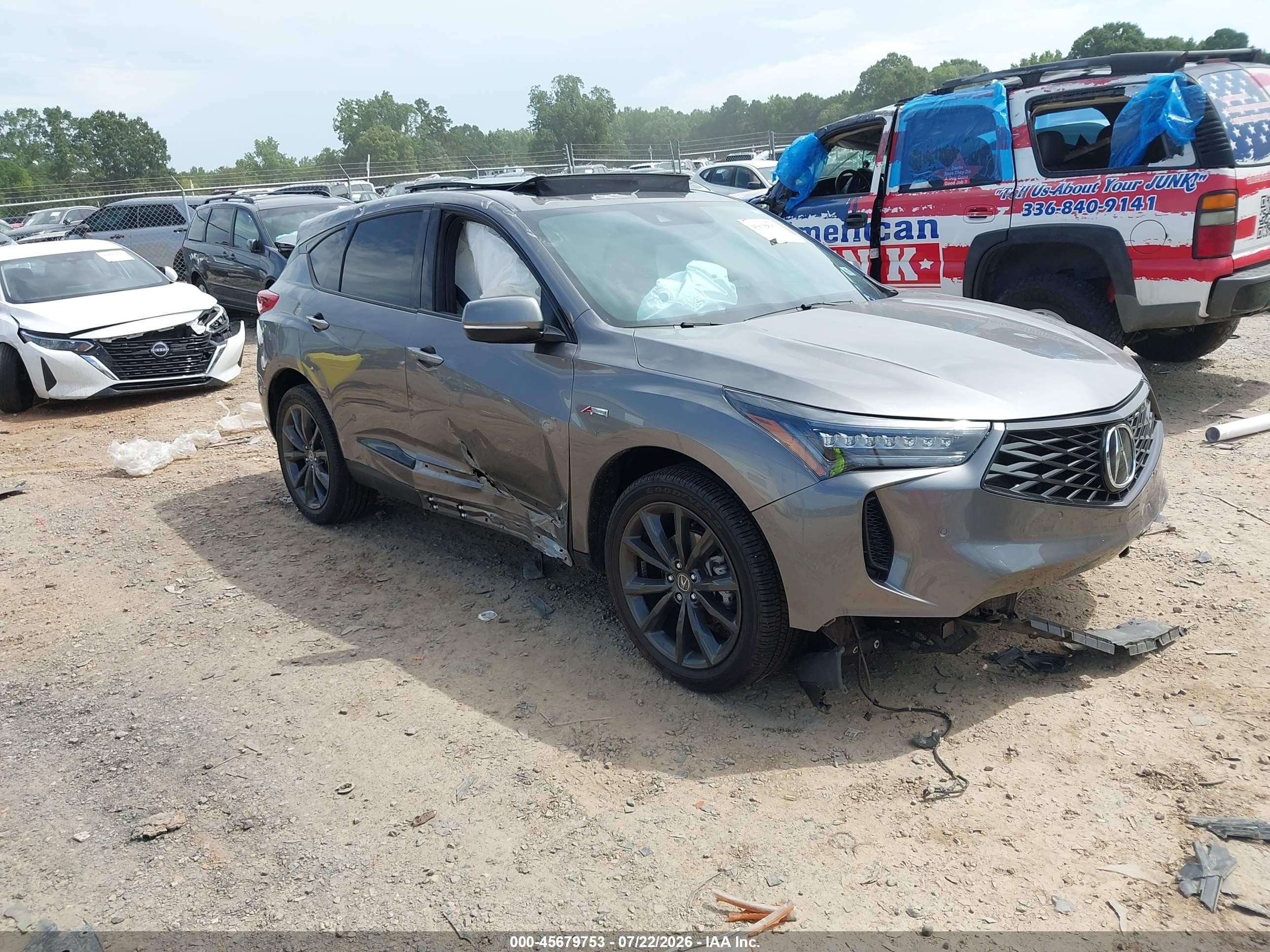 2025 Acura RDX w/A-Spec Package, VIN 5J8TC2H66SL004629 — Front end