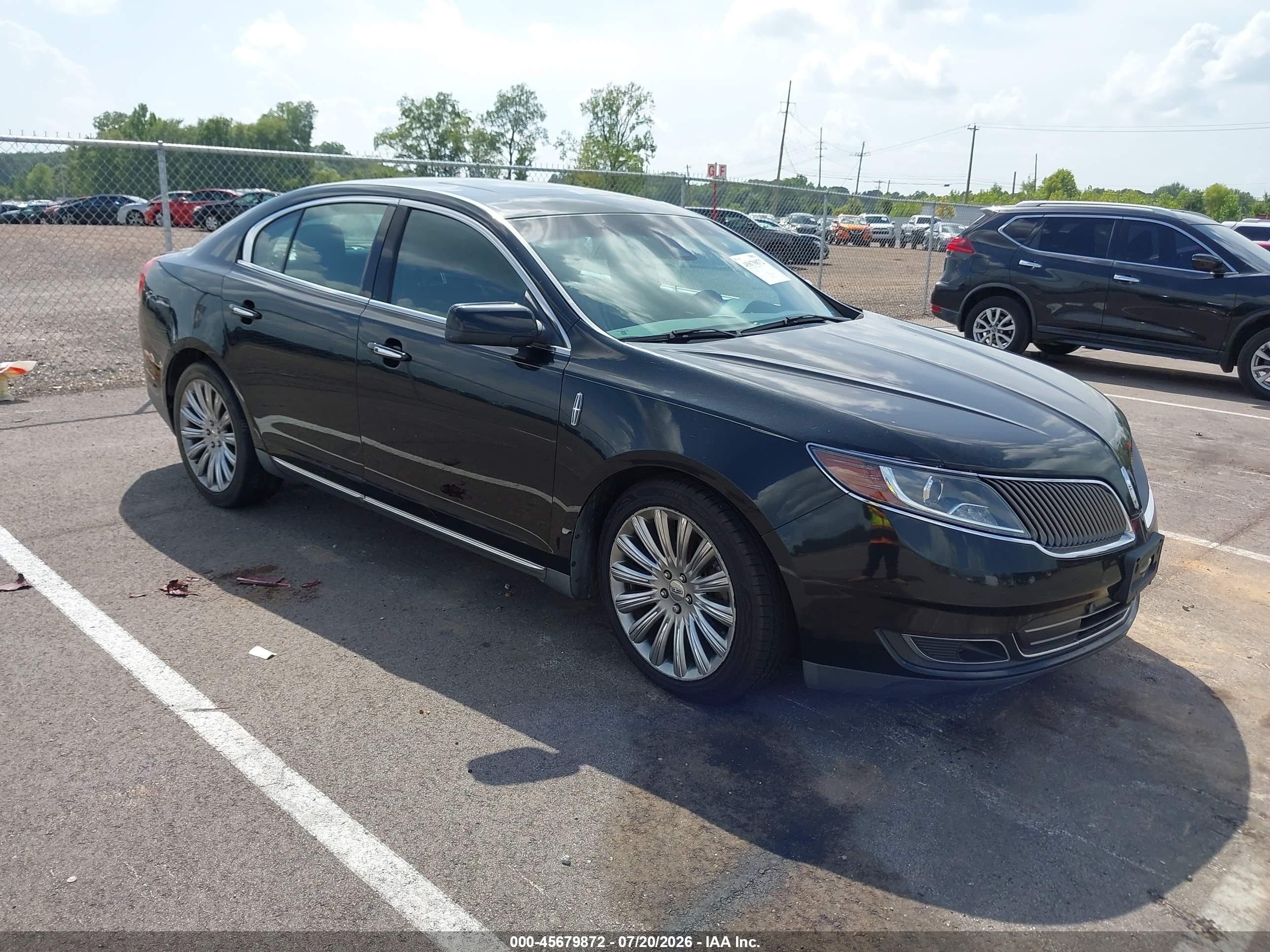2013 Lincoln MKS, VIN 1LNHL9DK5DG616456 — Not stated